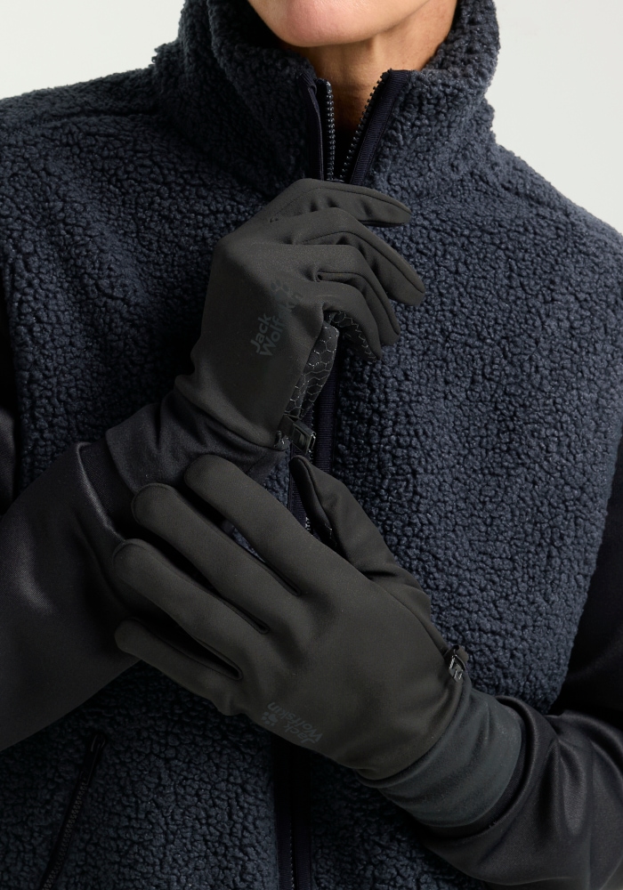 Jack Wolfskin Fleecehandschuhe »EXTENSIVE GLOVE« Fleecehandschuhe, leicht, touchscreen-kompatibel