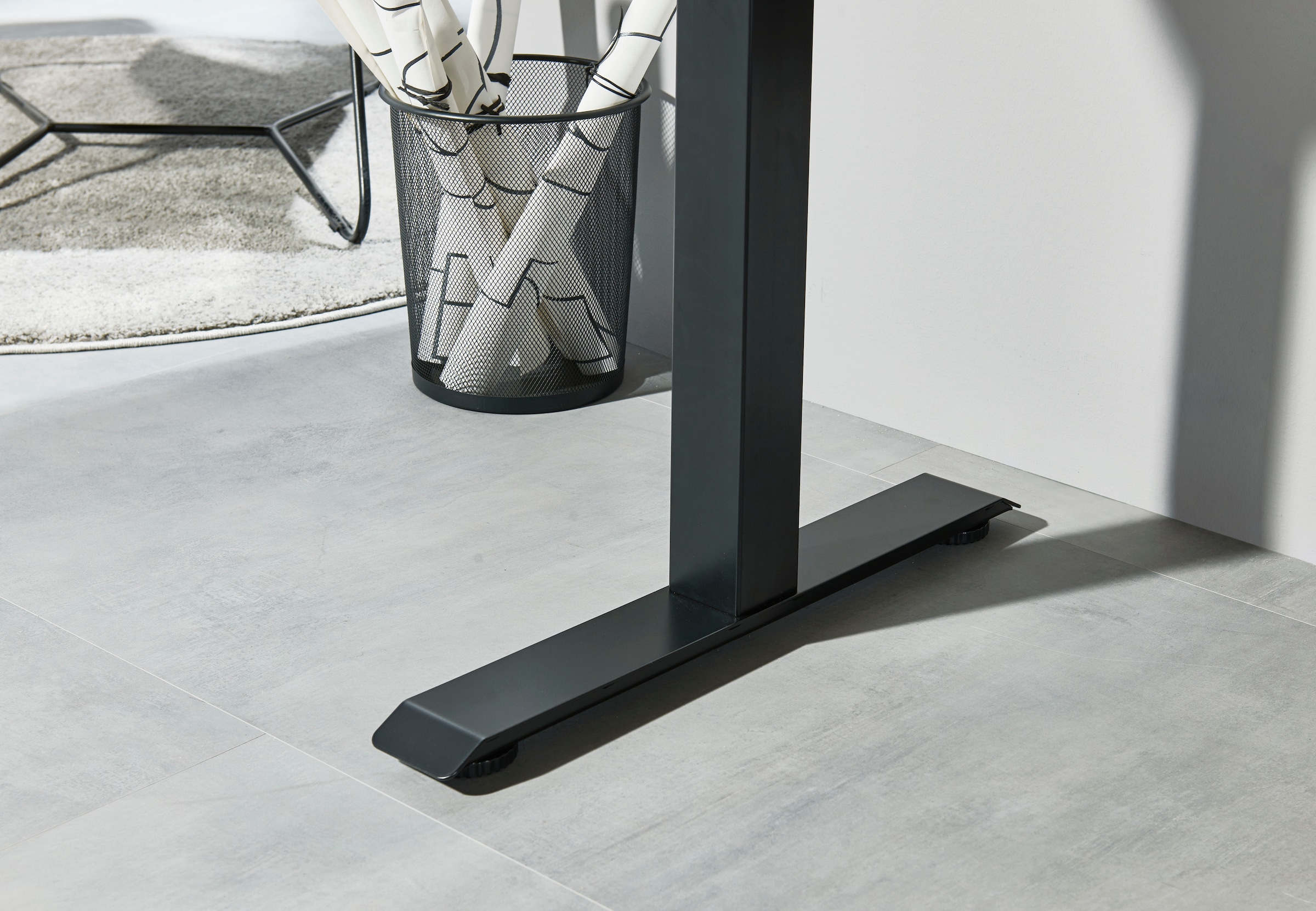 BEGA OFFICE Schreibtisch 2 Stk. tlg. Breite 160 cm, höhenverstellbar 72-116 cm