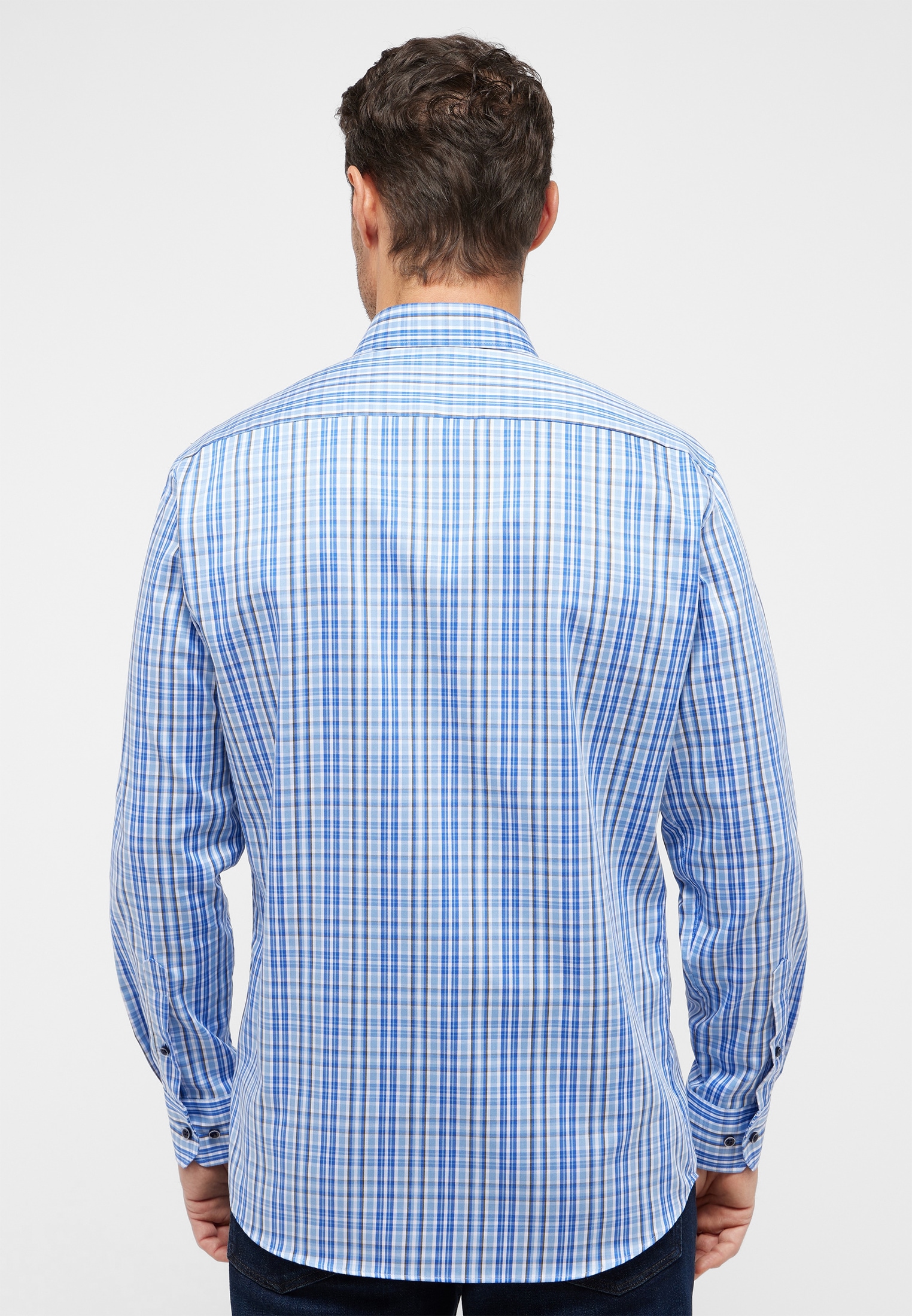 Eterna Langarmhemd »MODERN FIT« NON IRON (bügelfrei)