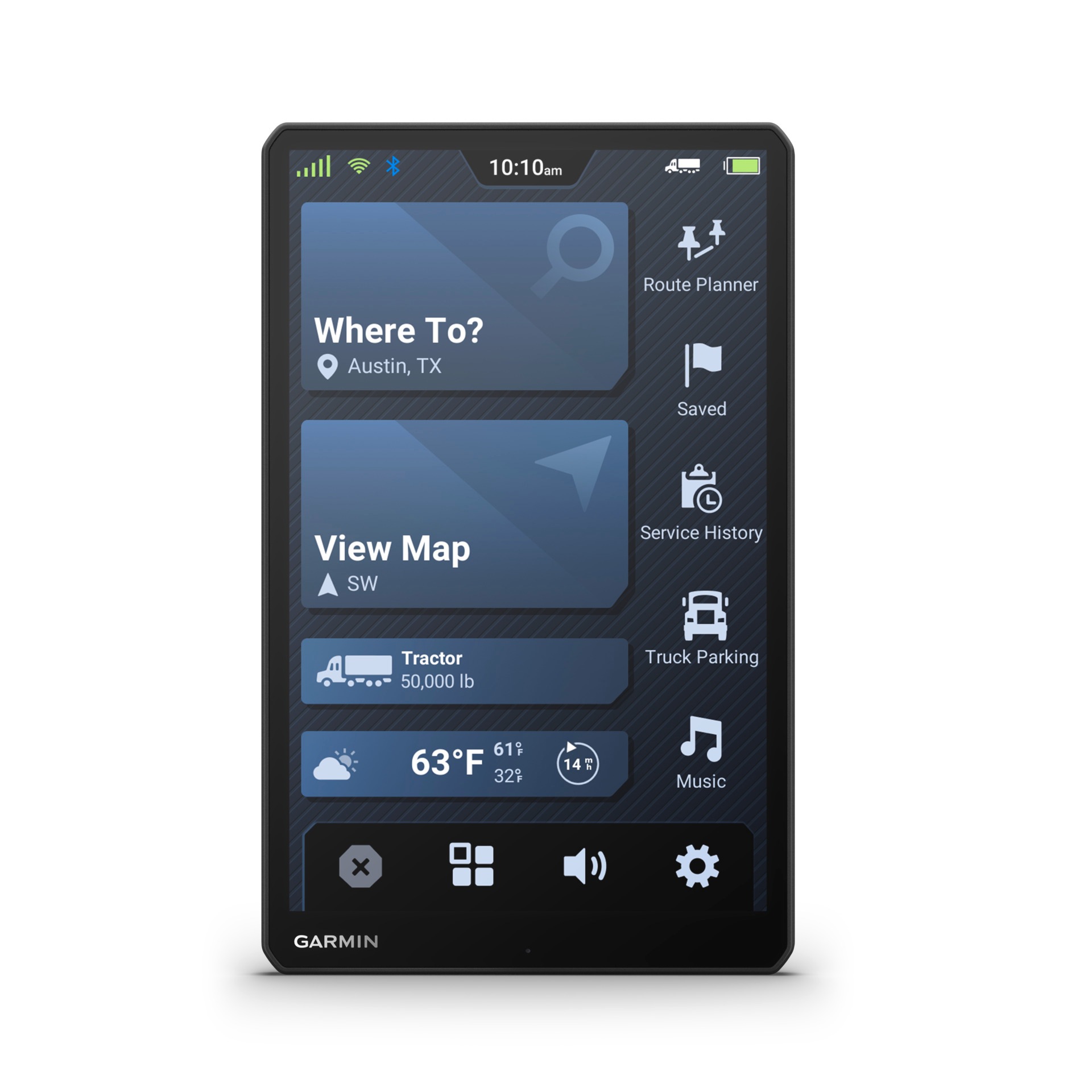 Garmin LKW-Navigationsgerät »dezl LGV1020« (Europa (49 Länder) Karten-Updates) in schwarz