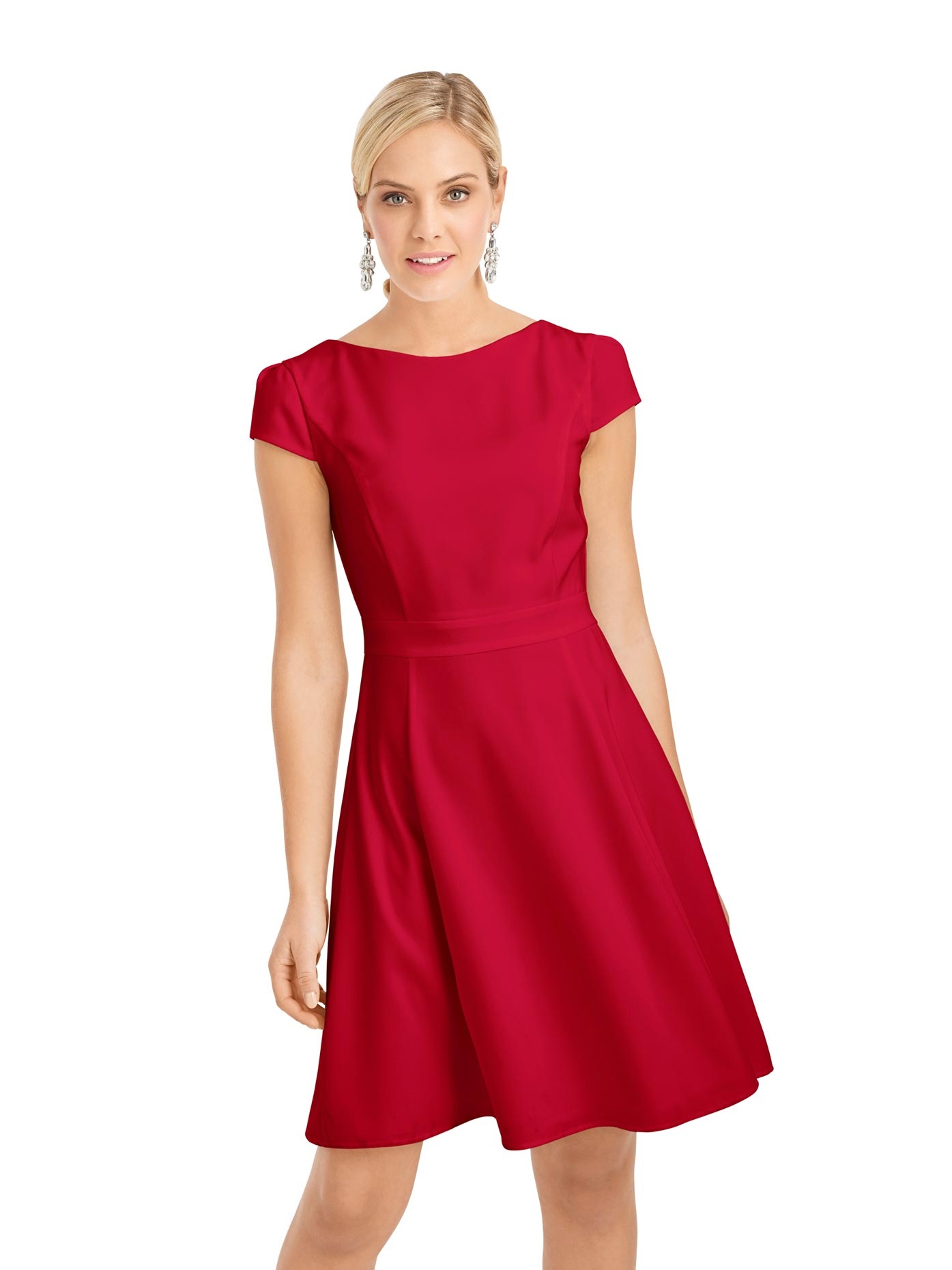 rotes Cocktailkleid