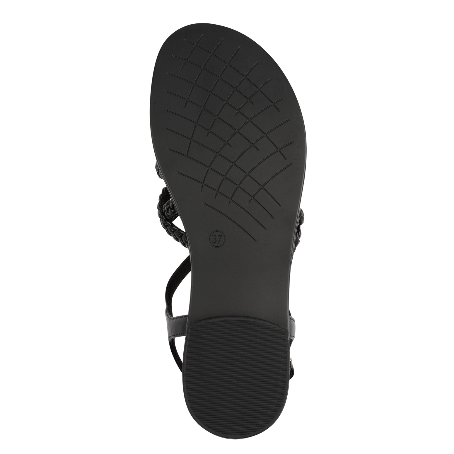 MARCO TOZZI Sandalette  Blockabsatz, Sommerschuh mit modischen Flechtriemchen