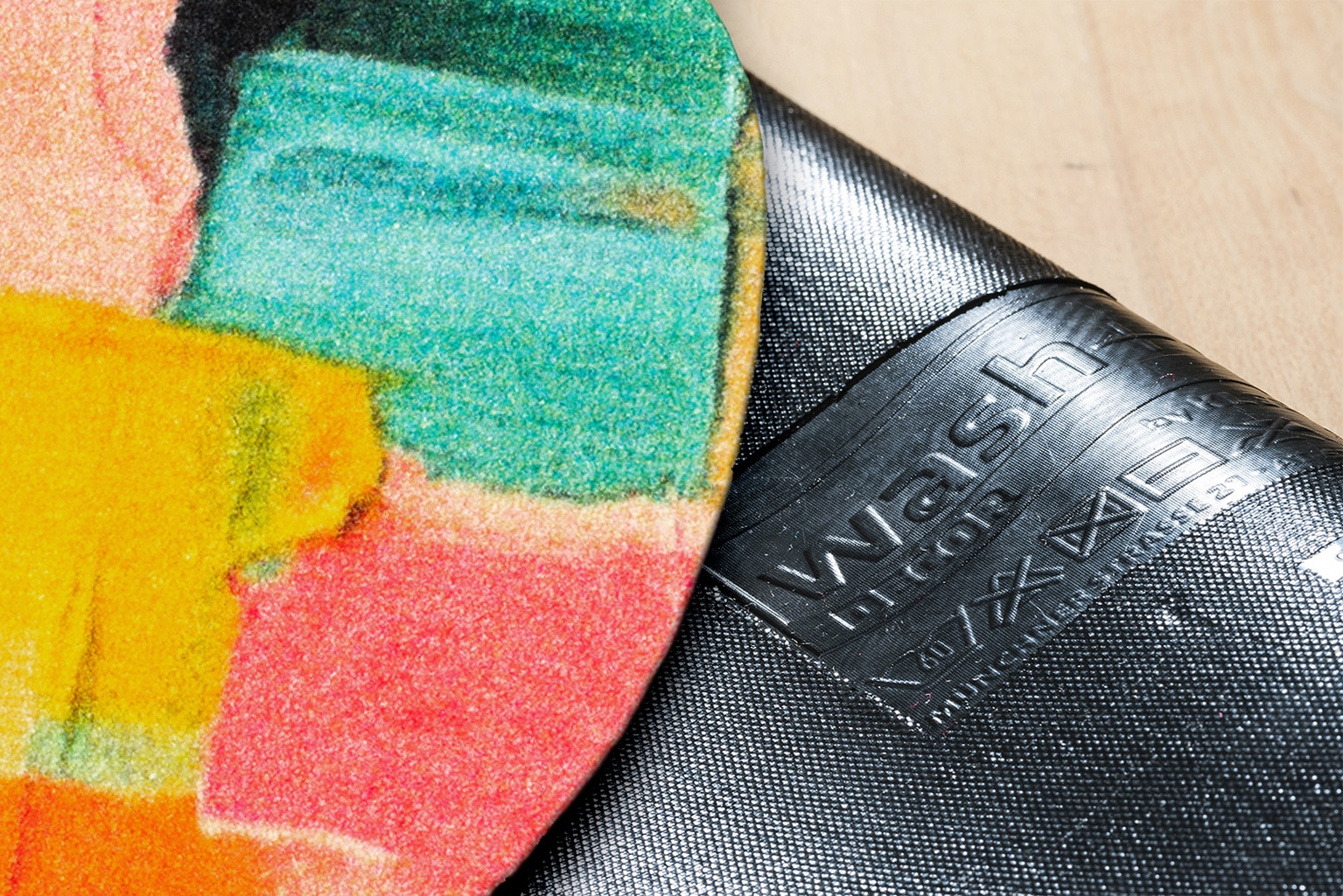 wash+dry by Kleen-Tex Fußmatte »und Läufer Paintshape« oval 9 mm Höhe