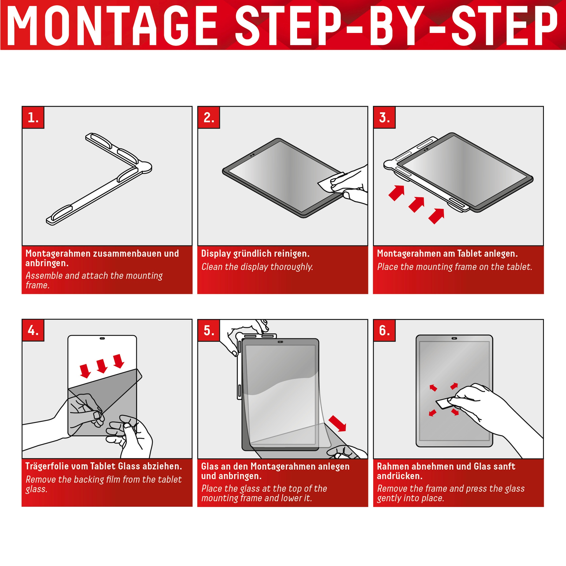 Displex Displayschutzglas »Tablet Glass iPad 10,9 (10. Gen., 2022)« für Apple iPad 10,9" (10. Gen., 2022);Apple iPad 11" (2025)