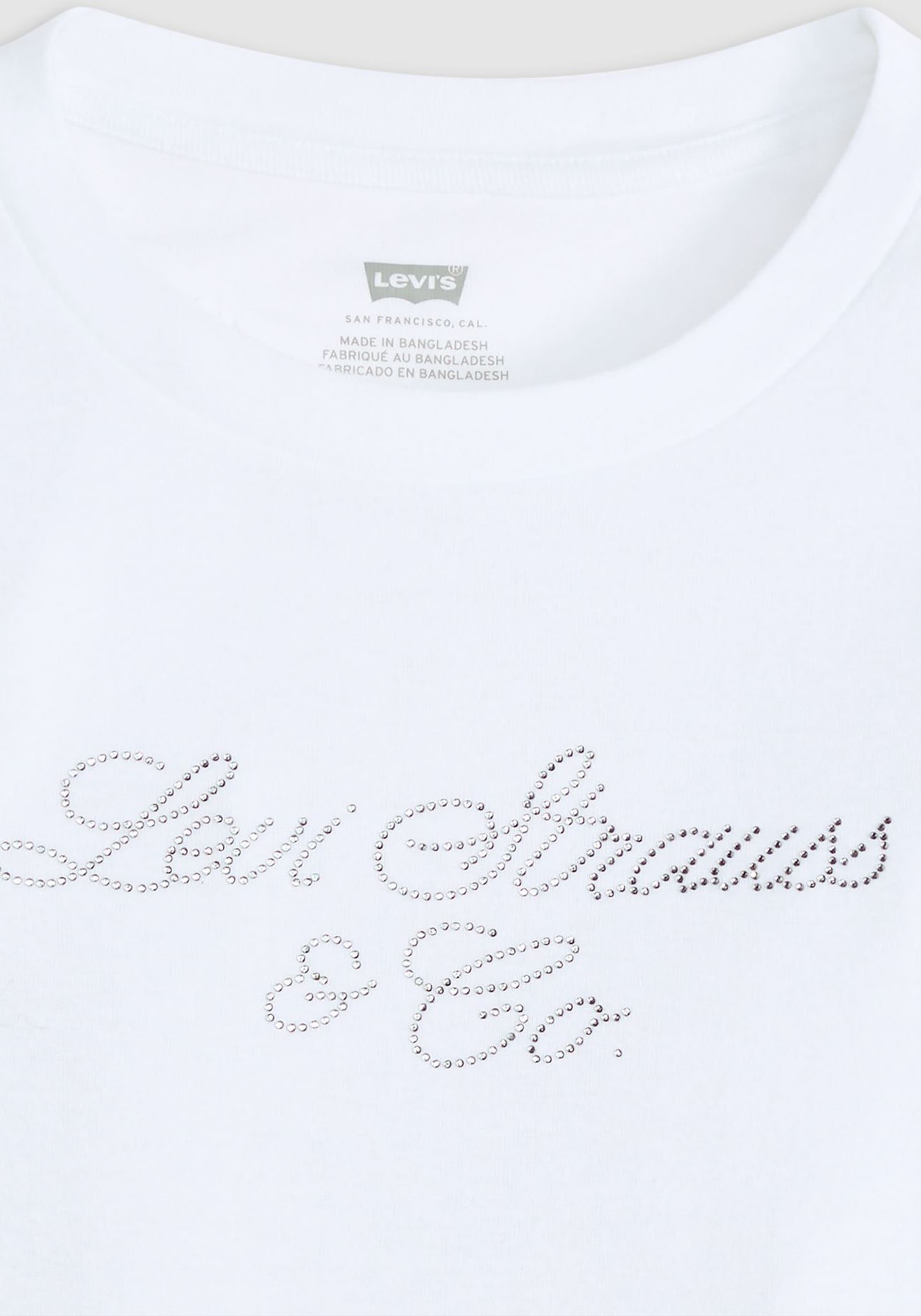 Levi's® Langarmshirt »GR ESSENTIAL LS T« mit Glitzersteinen