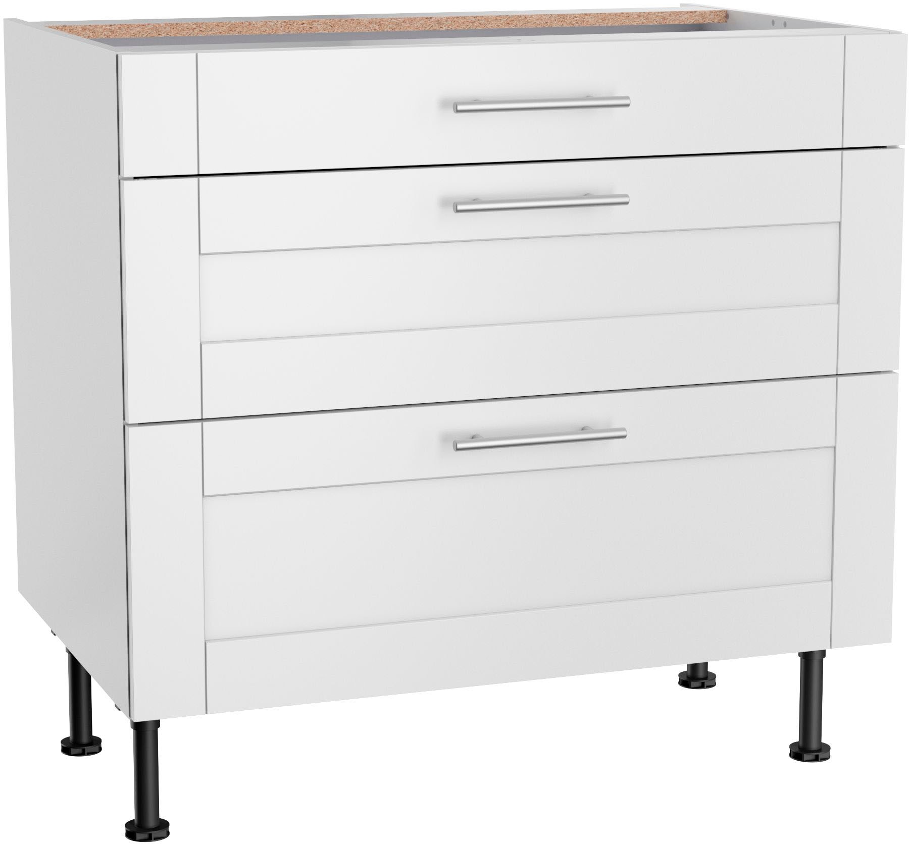 KOCHSTATION Kochfeldumbauschrank »KS-Ahus« Breite 90 cm