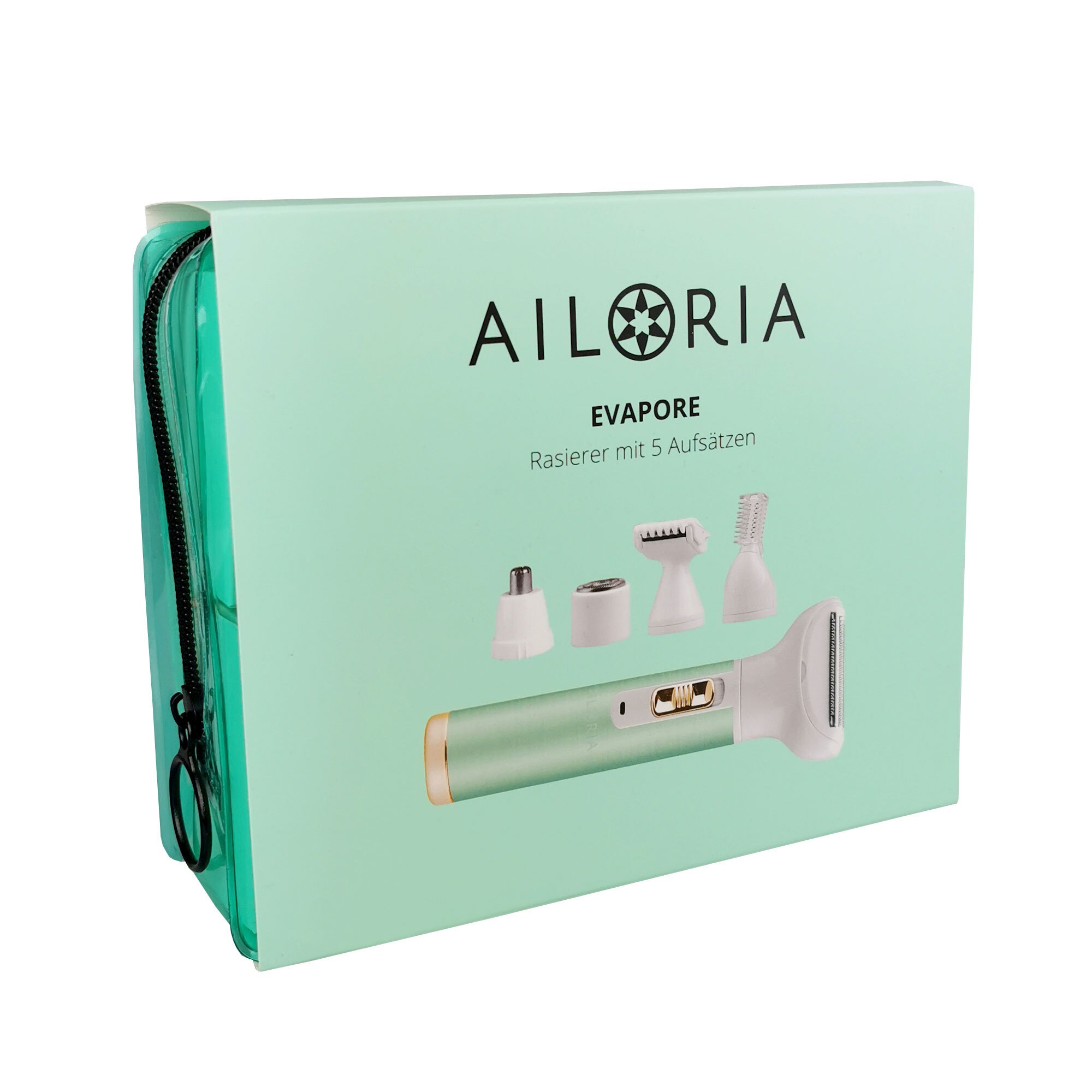 AILORIA Elektrorasierer »Rasierer mit verschiedenen Aufsätzen USB EVAPORE SET«