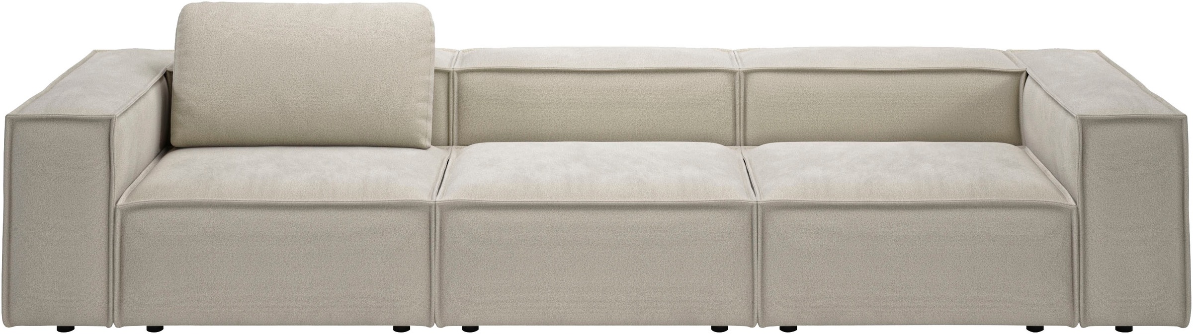 Places of Style 3,5-Sitzer »Watertown, modernes Big-Sofa XXL, 336 cm Breite, auch in Feincord«, Riesiges Designersofa mit viel Platz & weichen Bezügen in Trendfarben