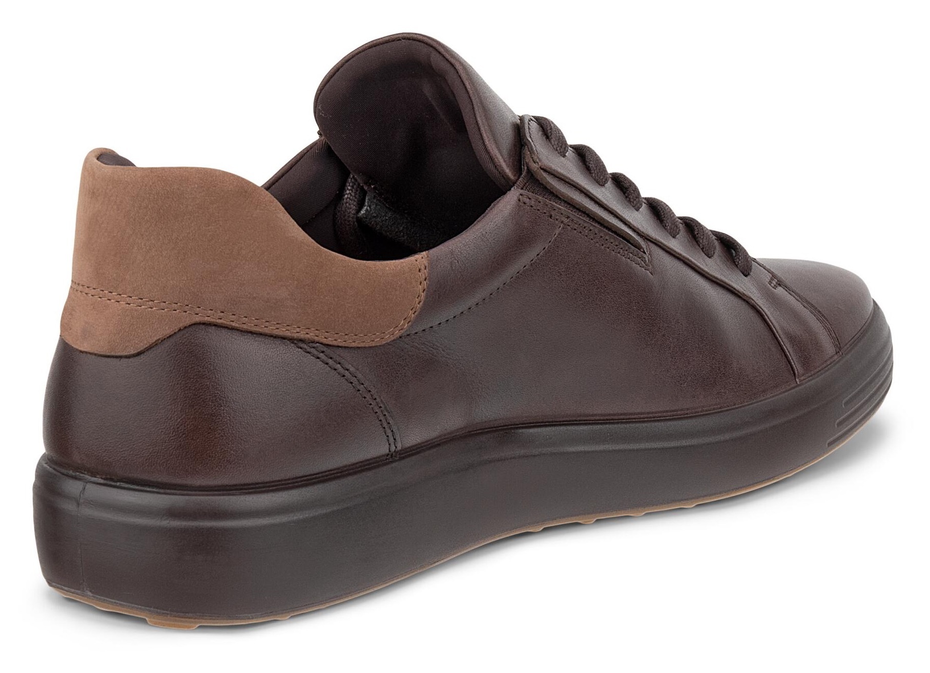 Ecco Sneaker »ECCO Soft 7 M«, Freizeitschuh, Halbschuh, Schnürschuh mit genoppter Laufsohle