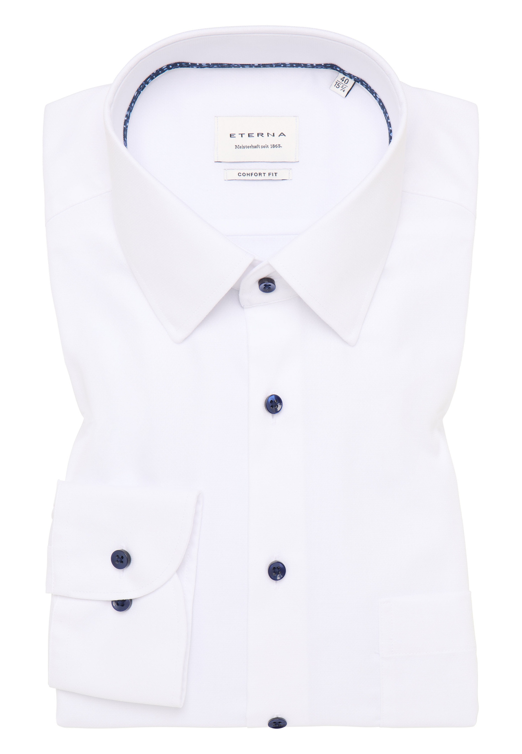 Eterna Langarmhemd »COMFORT FIT«, NON IRON (bügelfrei)