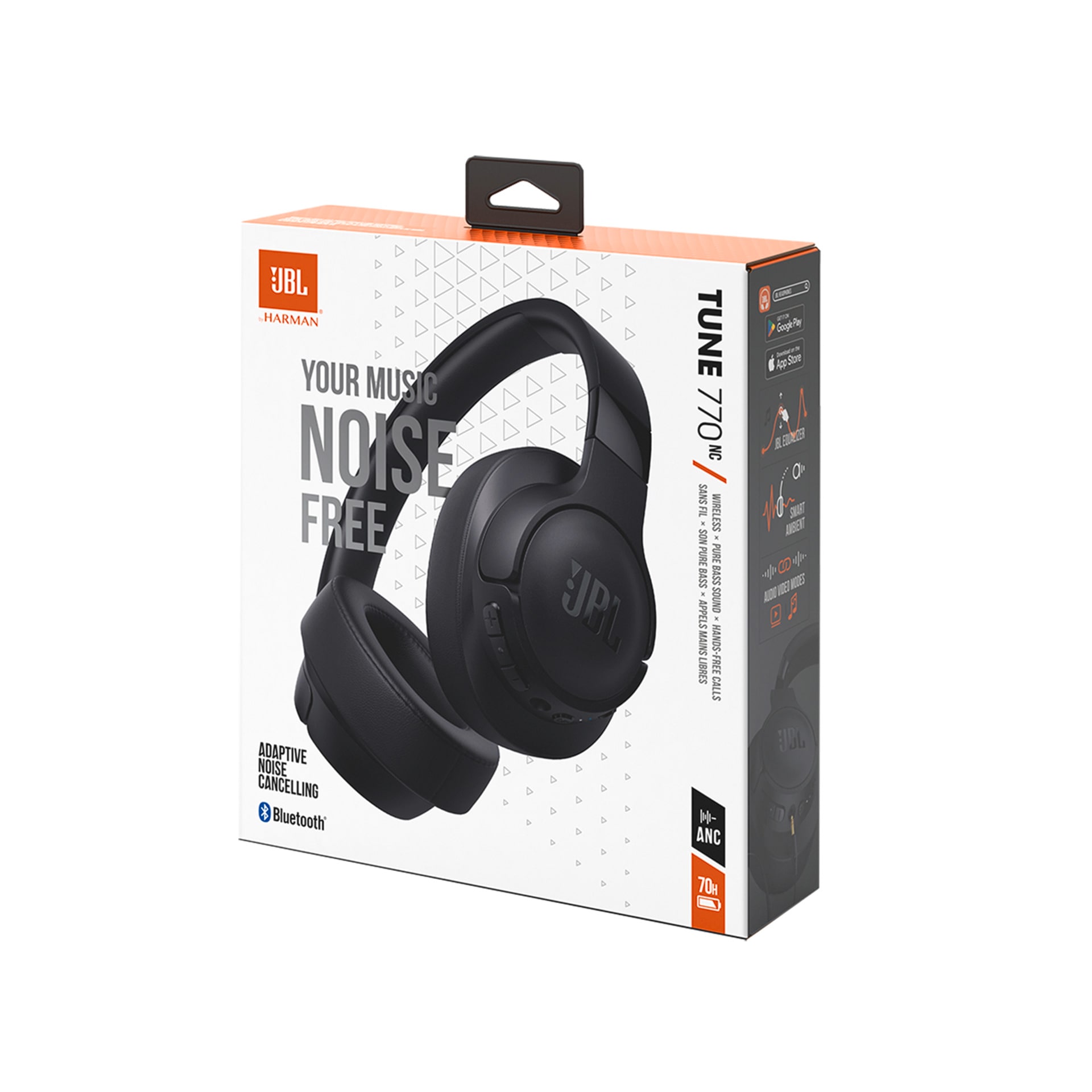 JBL Over-Ear-Kopfhörer »Tune 770NC«, A2DP Bluetooth, Adaptive Noise-Cancelling