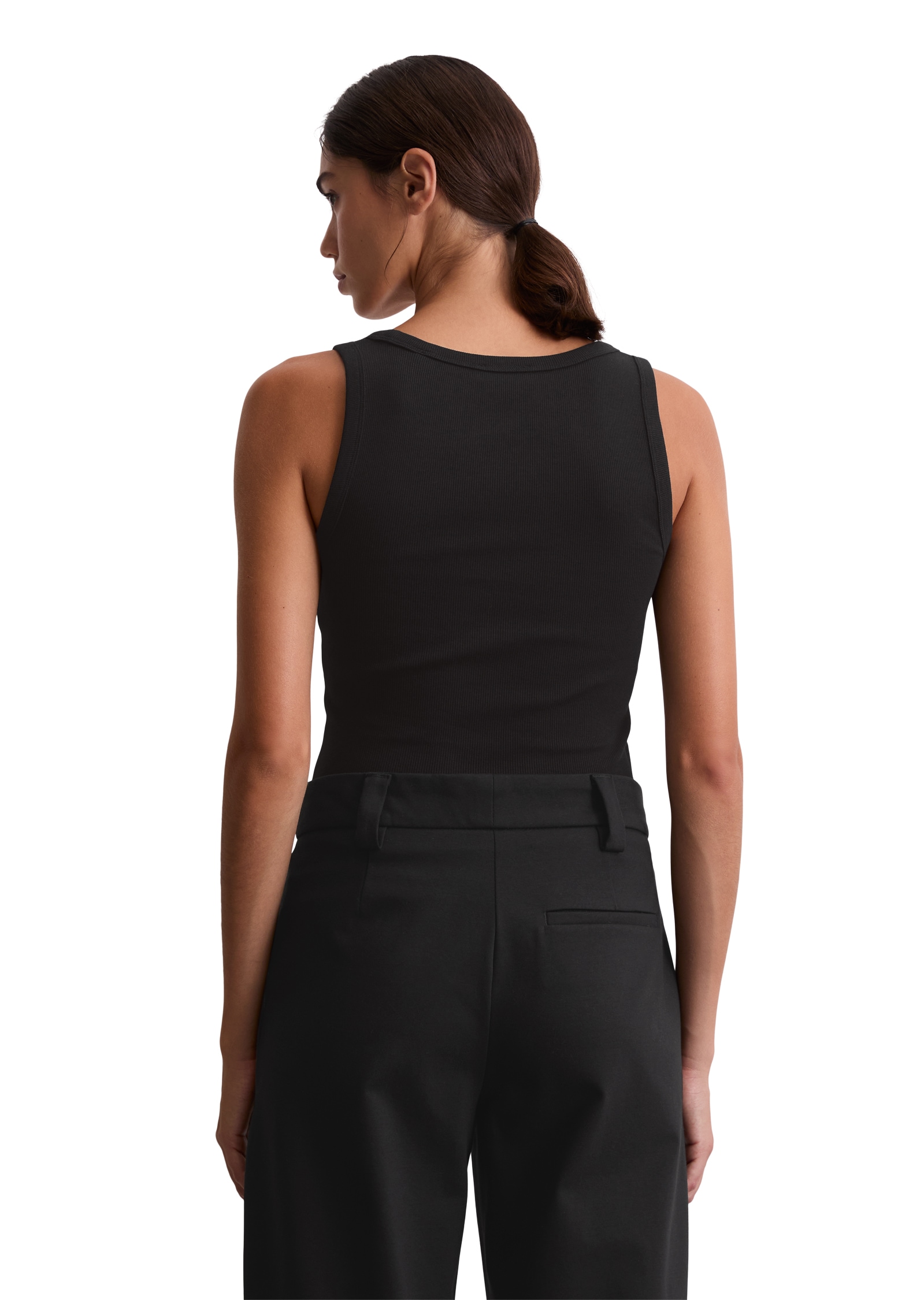 Marc O'Polo Tanktop slim fit, aus elastischem Rippjersey