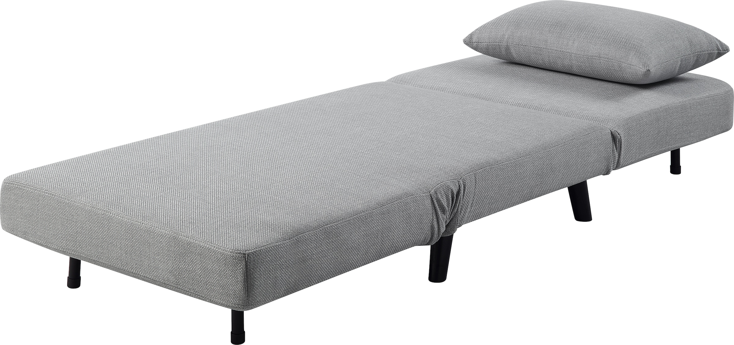 ATLANTIC home collection Sessel »Robby« inkl. Bettfunktion, mehrfach verstellbar, Strukturbezug