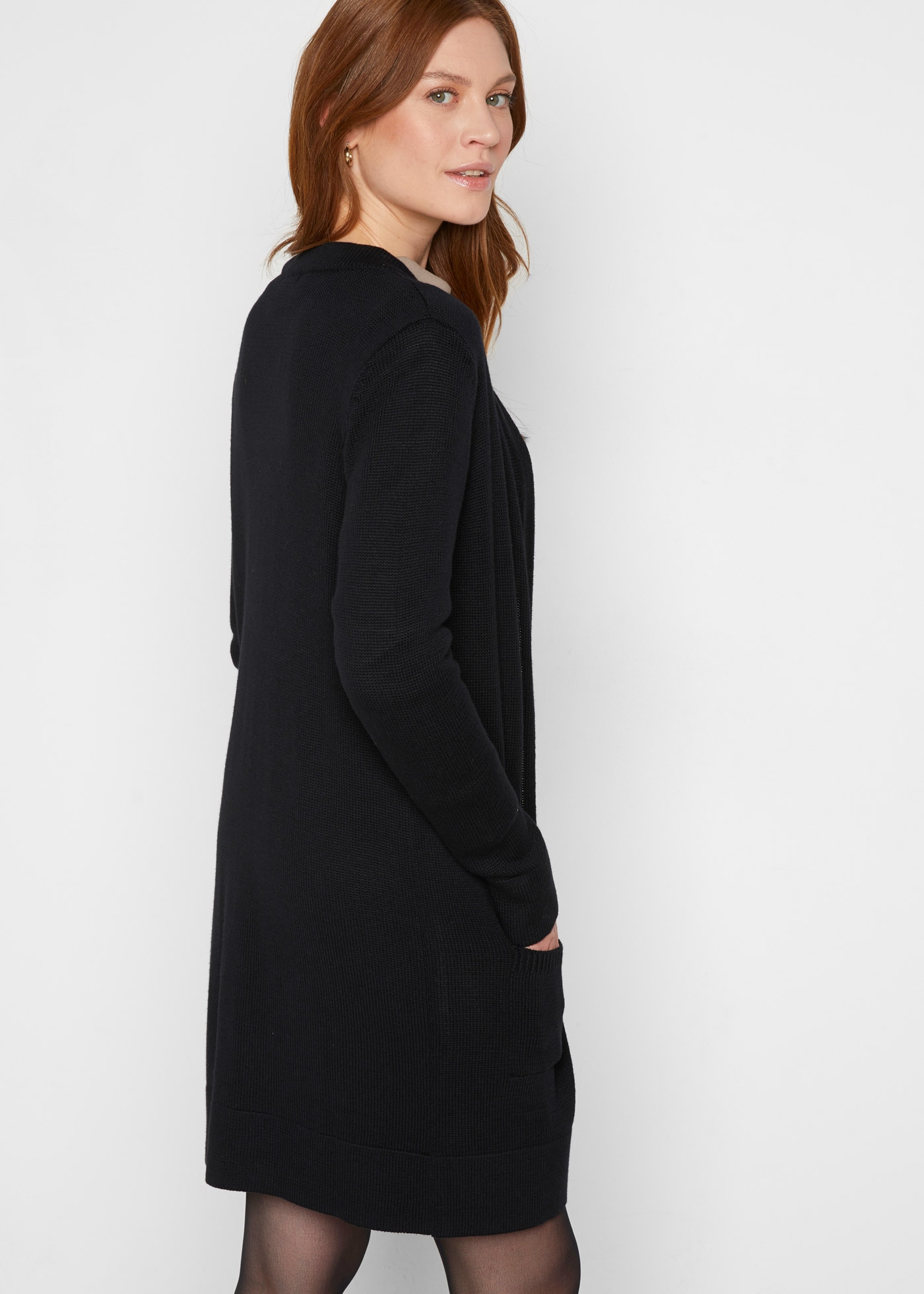 bonprix Longstrickjacke