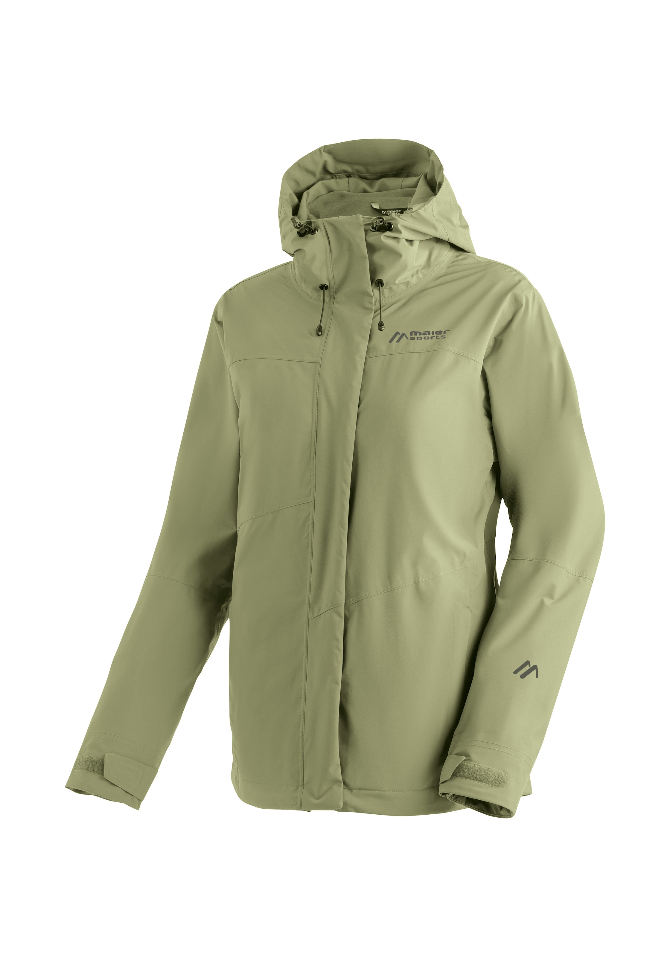 Maier Sports Regenjacke »Metor 3in1 W« warme Damen Jacke mit Kapuze, Winterjacke wasserdicht atmungsaktiv