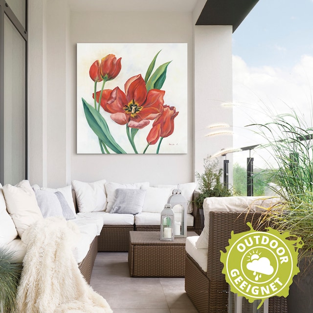 Artland Wandbild »Tulpen I«, Blumenbilder, (1 St.), als Alubild,  Leinwandbild, Wandaufkleber oder Poster in versch. Größen bestellen im OTTO  Online Shop