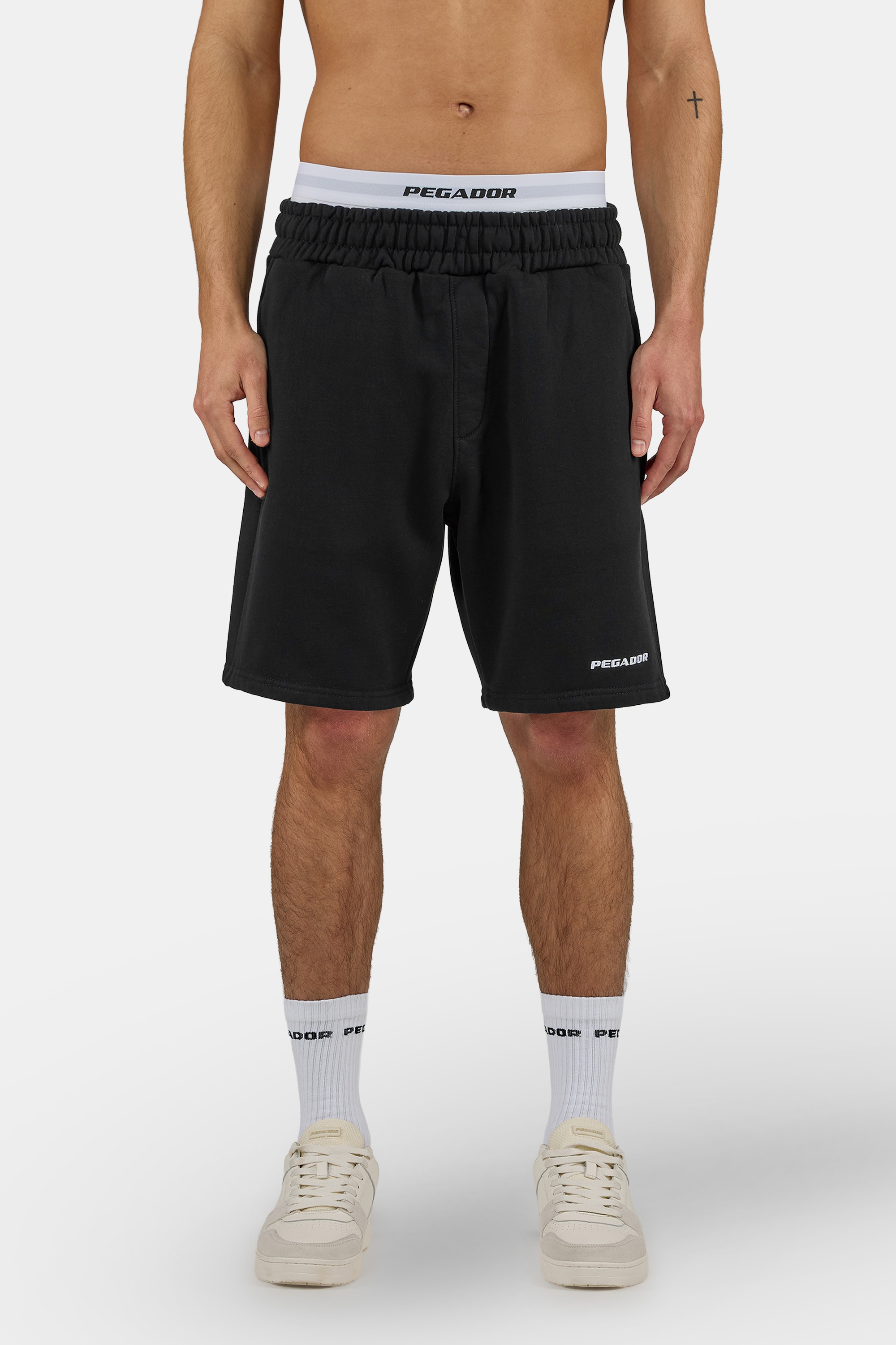 PEGADOR Sweatshorts »LOGO HEAVY SWEAT SHORTS«  Baumwollmischung, regular fit