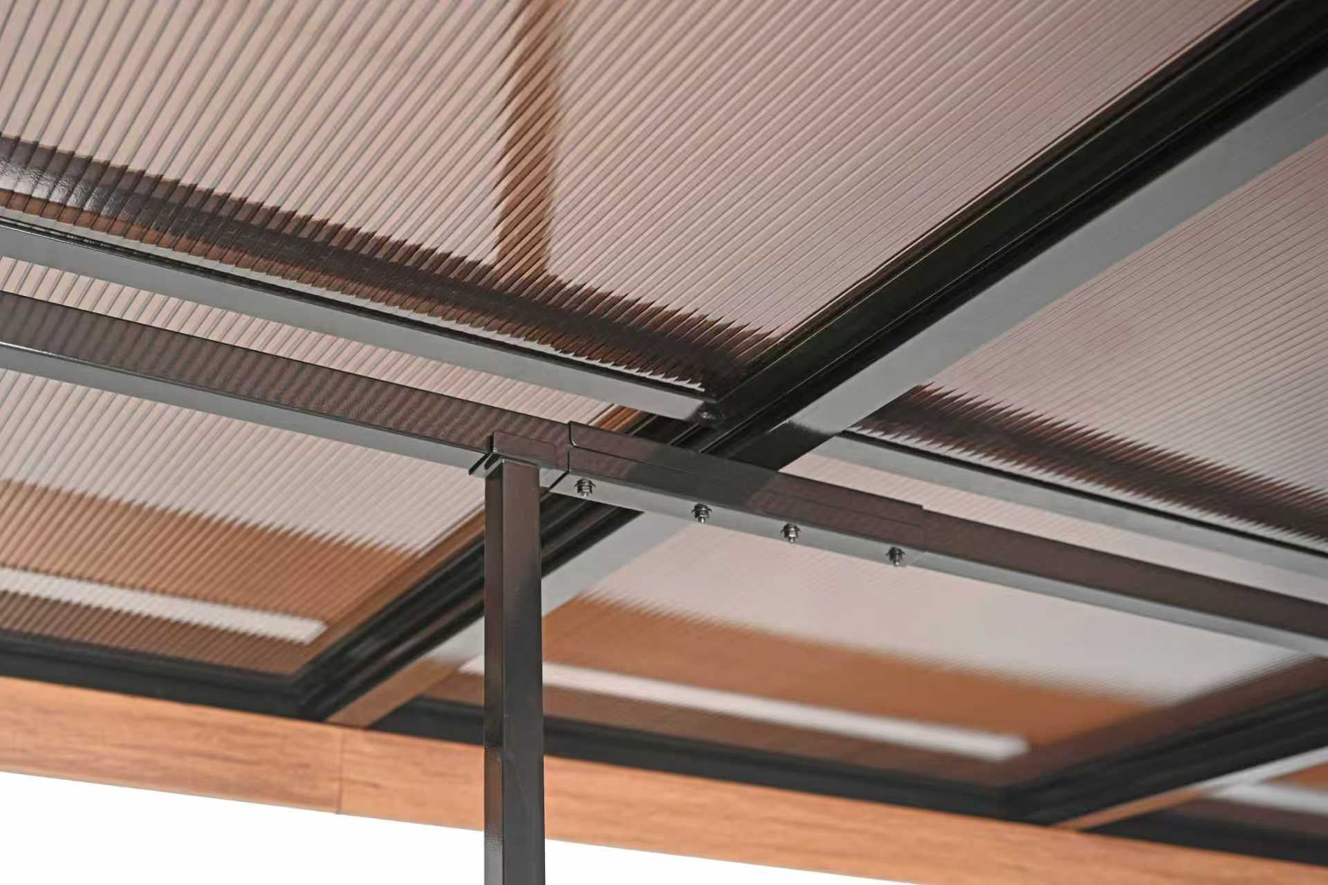 KONIFERA Anbaupavillon »Bilbao, Terrassenüberdachung« verschiedene Maße, ohne Seitenteile
