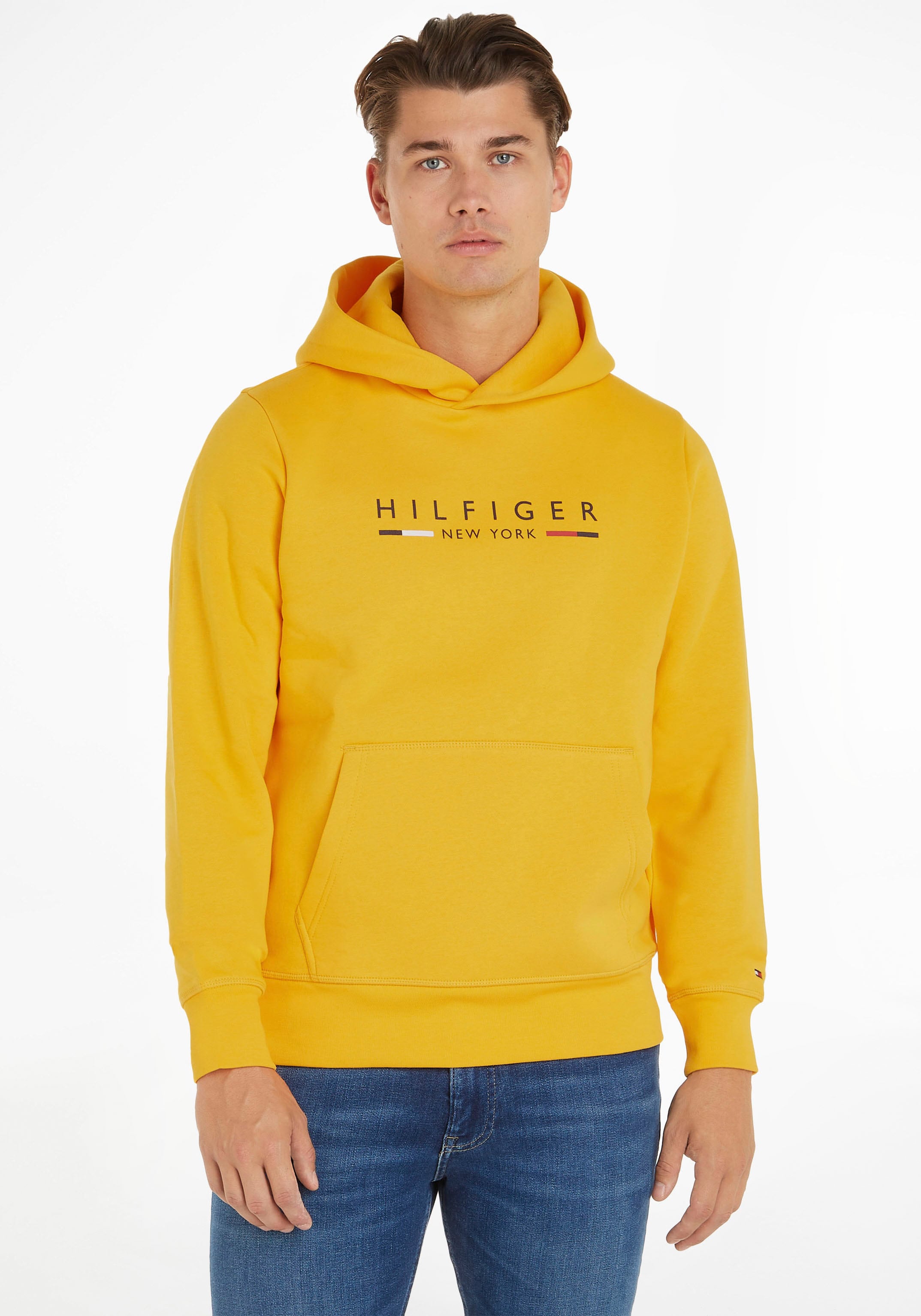 TOMMY HILFIGER Hoodie »HILFIGER NEW YORK HOODY«, mit Kängurutasche