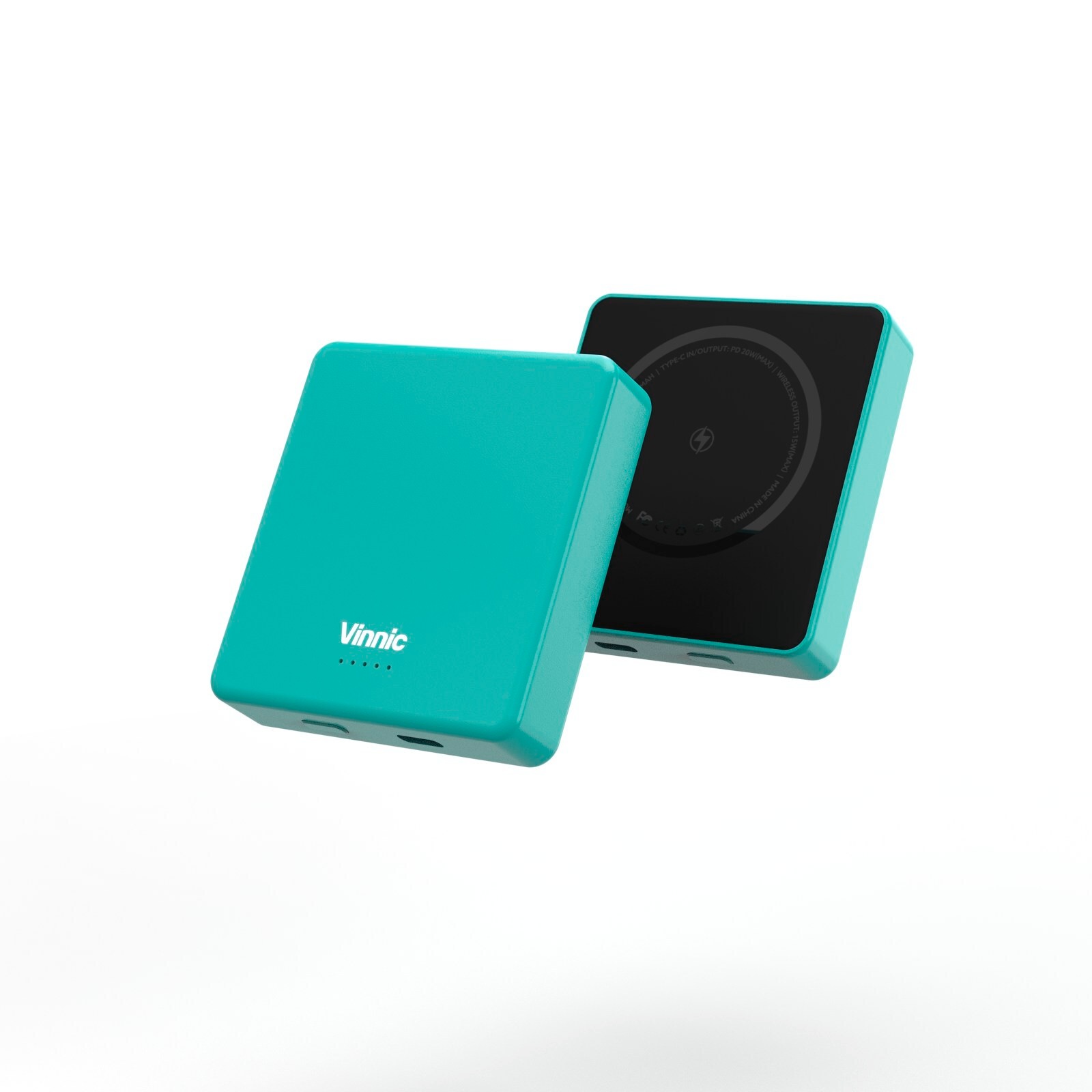 Vinnic Powerbank »MANA Magnetic Wireless Powerbank 8.000mAh«, Vinnic MANA Magnetic Wireless Powerbank 8.000mAh,blue