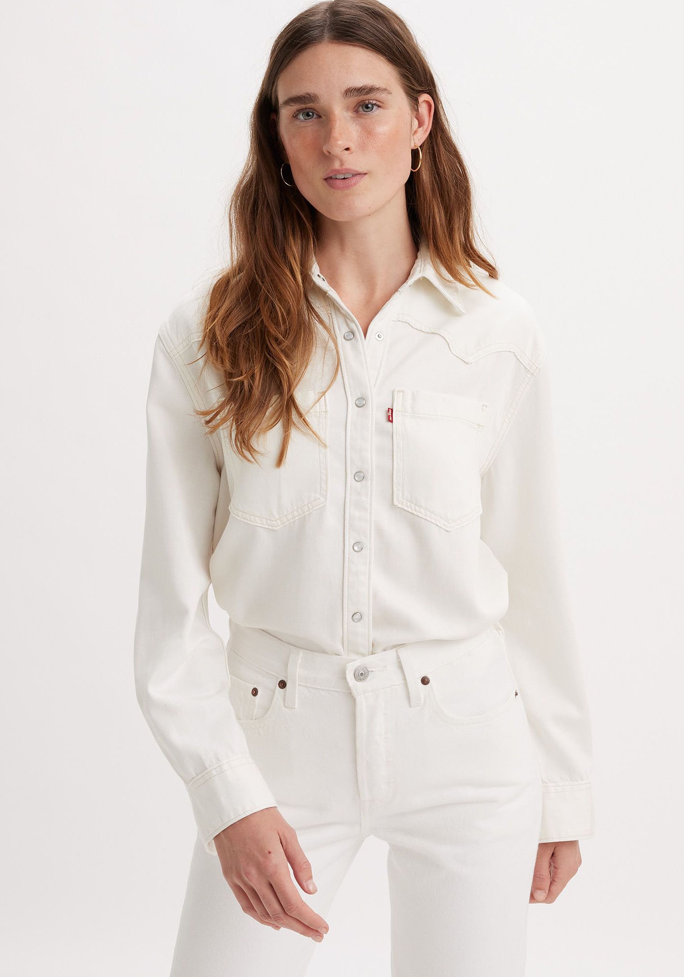 Levi's® Jeansbluse »TEODORA WESTERN SHIRT«, mit Druckknöpfen