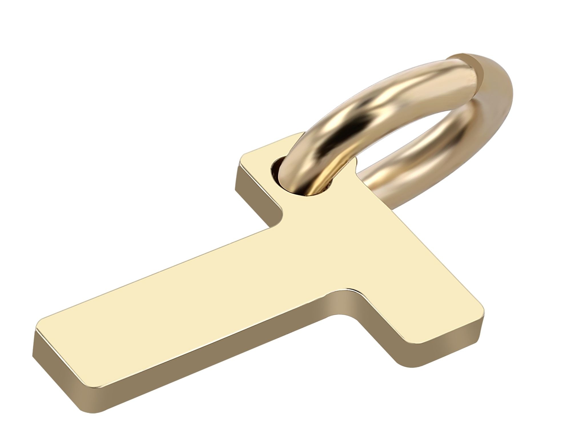 Adelia´s Buchstabenanhänger »Unisex Anhänger ¿ Buchstabe N Buchstabenanhänger aus 375 Gold«