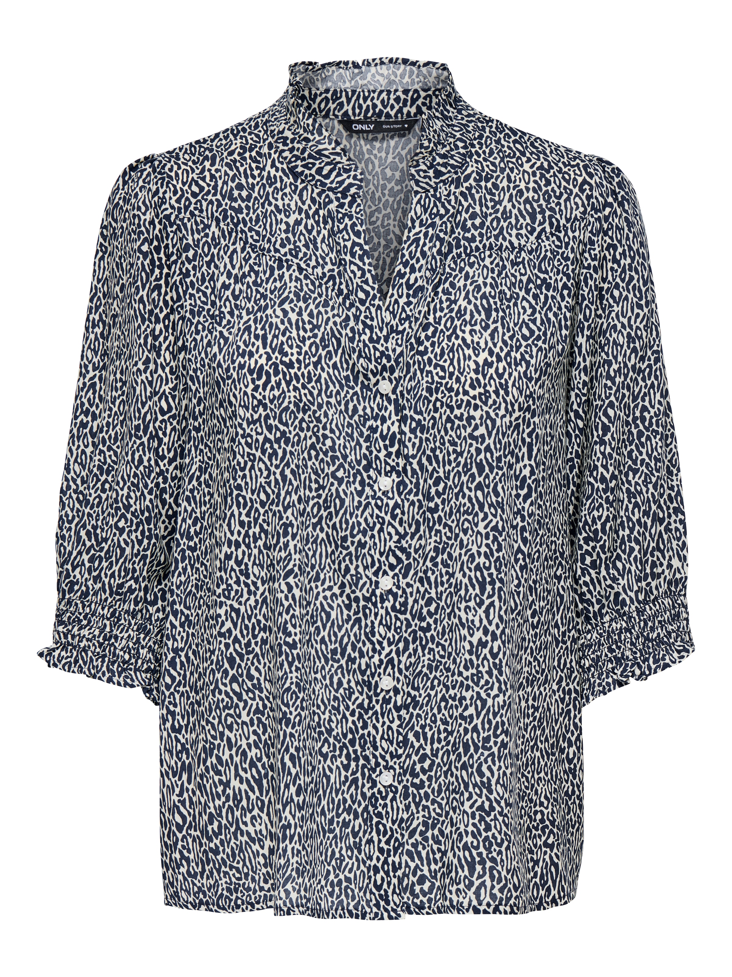 ONLY CARMAKOMA Druckbluse »CARRAYA 3/4 SHIRT WVN NOOS«