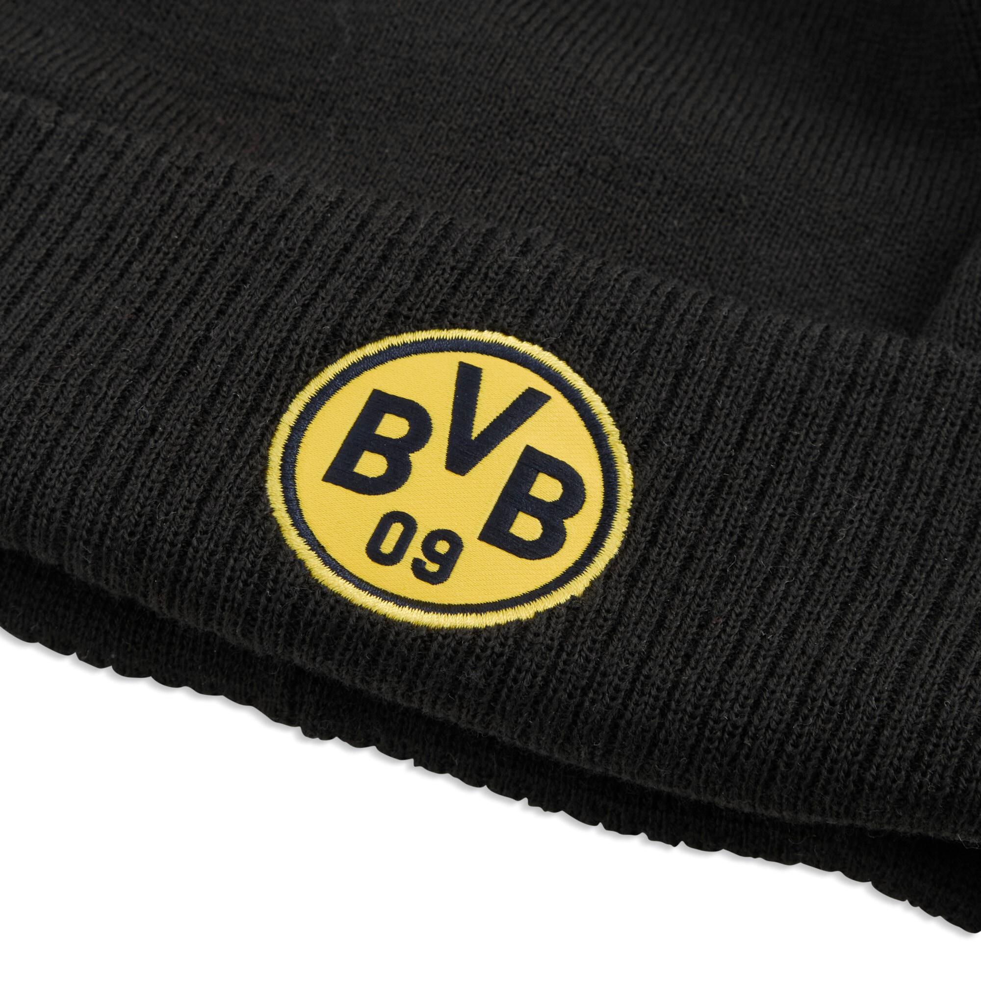 PUMA Strickmütze »BVB ESS BEANIE« unifarbenes Design, One Size