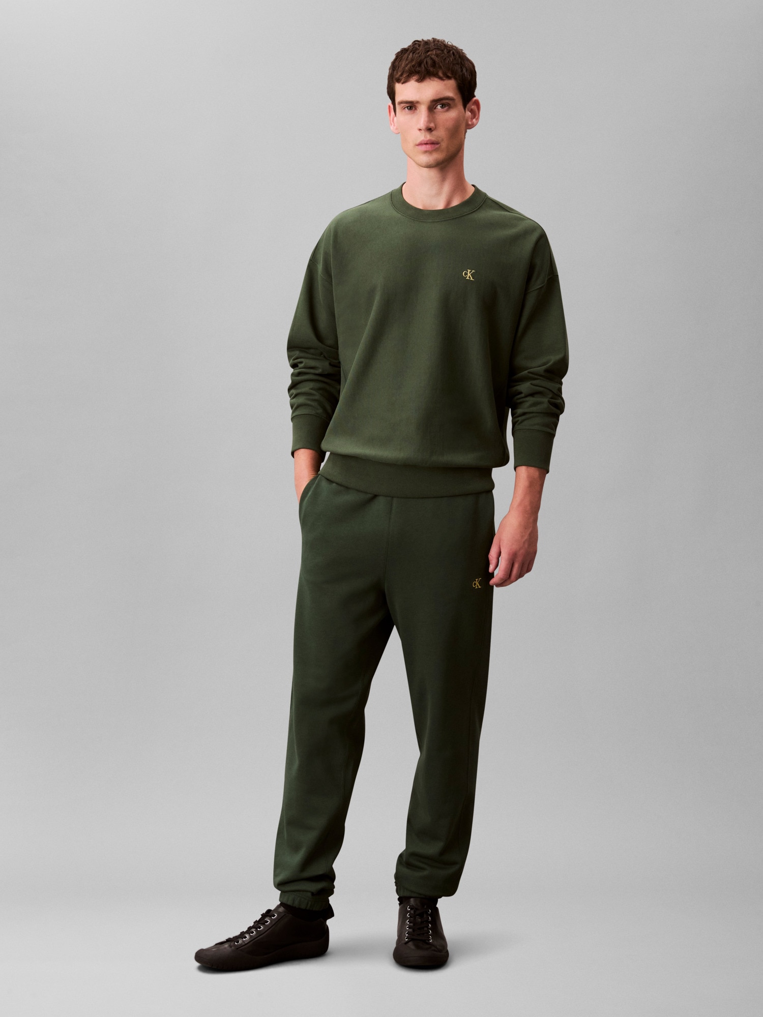 Calvin Klein Jeans Sweathose »EU 350TERRY MONOGRAM JOGGER«, regular fit