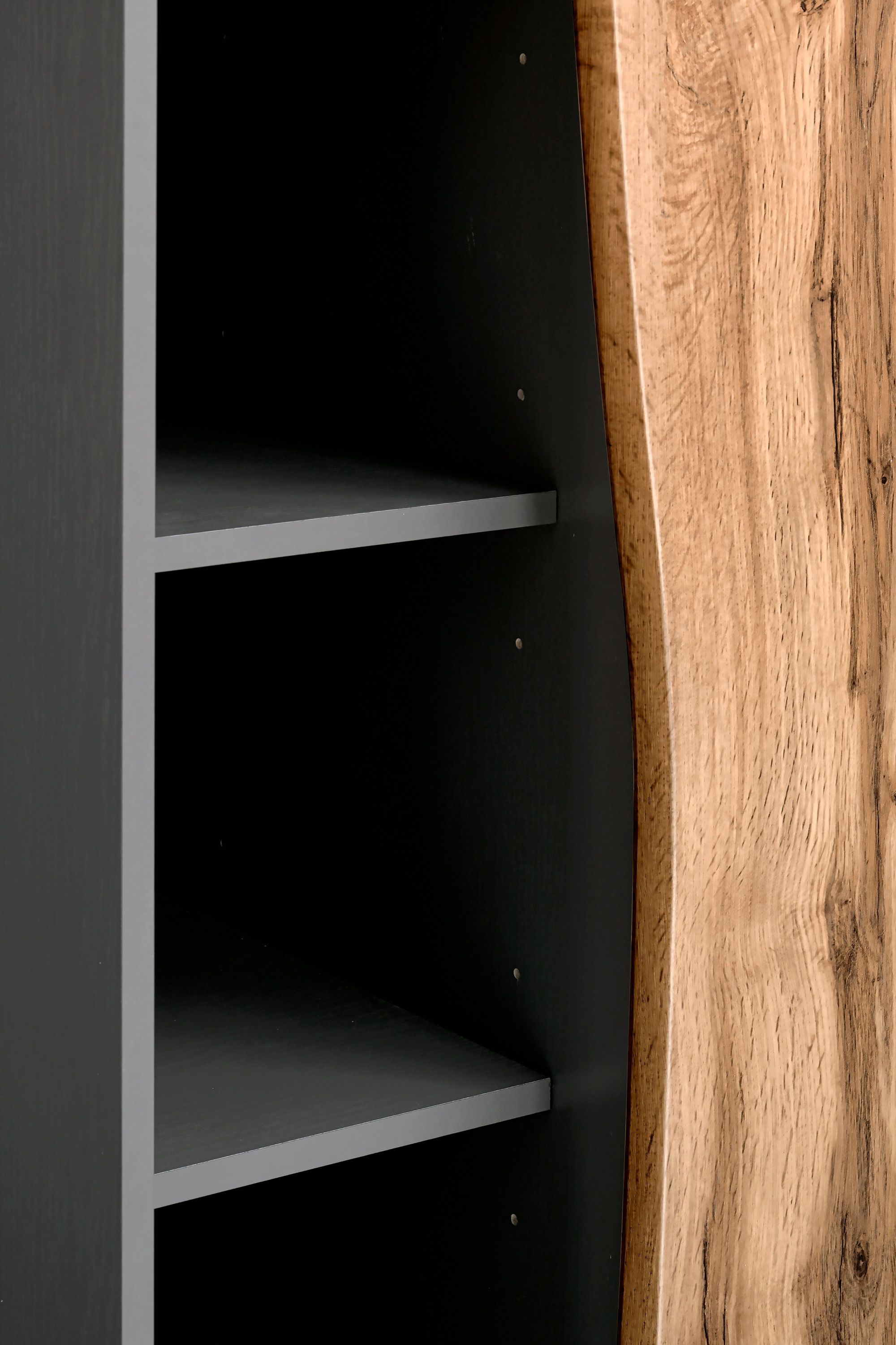 KOCHSTATION Midischrank »KS-Bruneck« Vorratsschrank >>Bruneck<< 90 cm breit, hochwertige MDF-Fronten