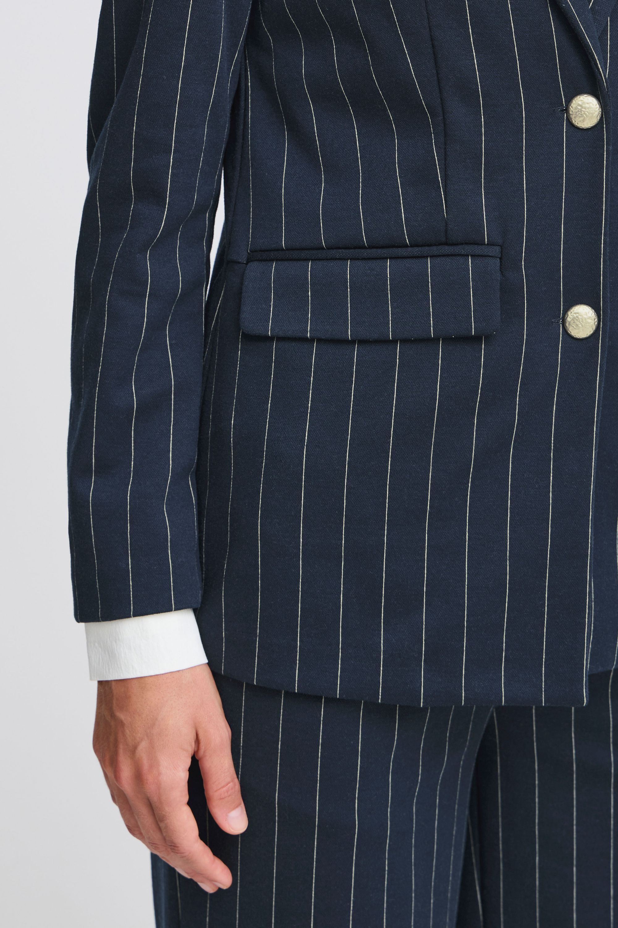 b.young Kurzblazer »Kurzblazer BYROWAN STRIPE BLAZER -«