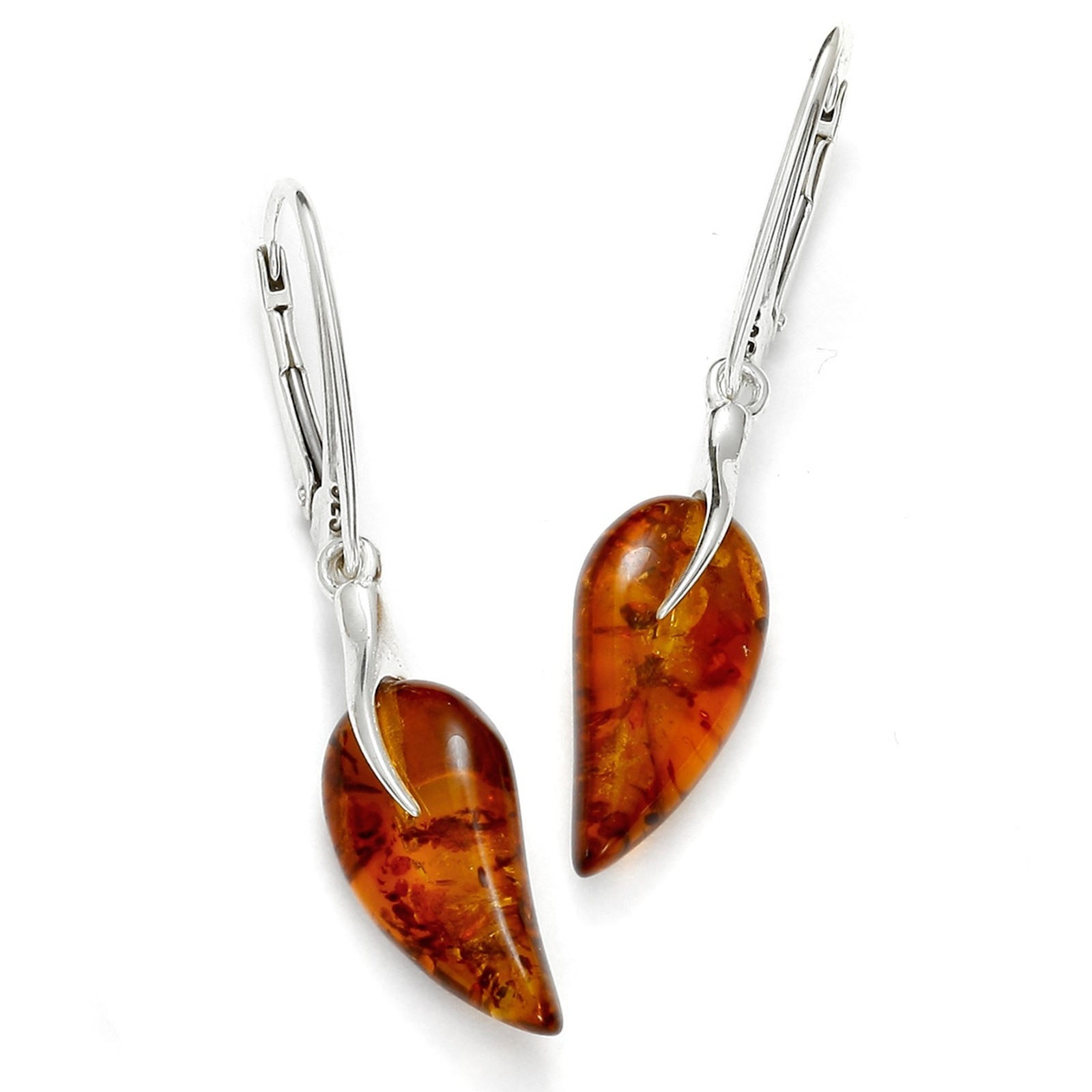 OSTSEE-SCHMUCK Paar Ohrhänger »- Lotti - Silber 925/000 - Bernstein«