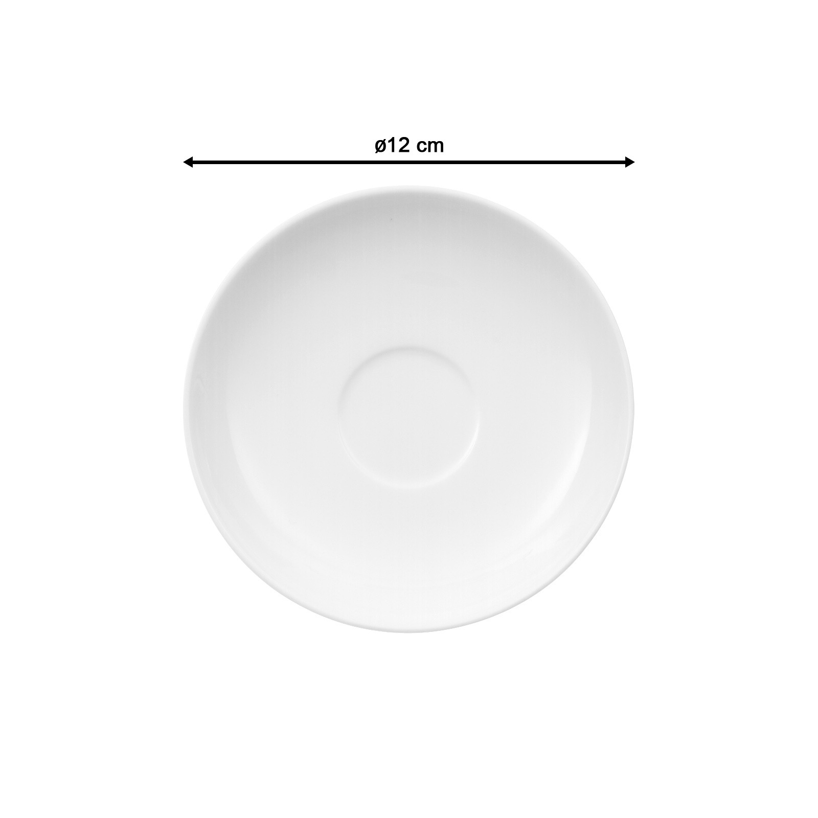 Villeroy & Boch Untertasse »Mokka-/ Espressountertasse Royal ø 12.0 cm 6er Set weiß«