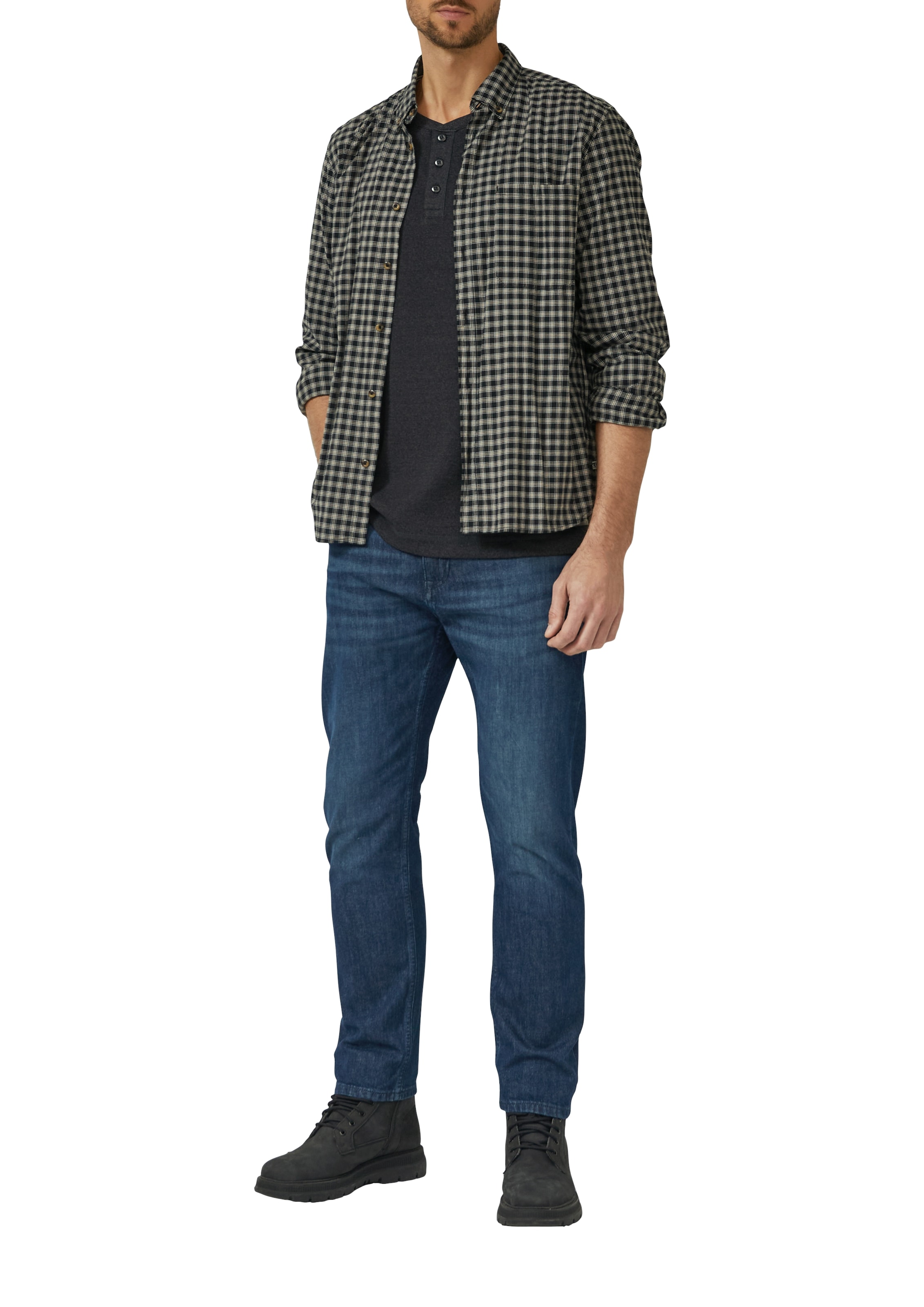 s.Oliver Langarmshirt mit Knopfleiste