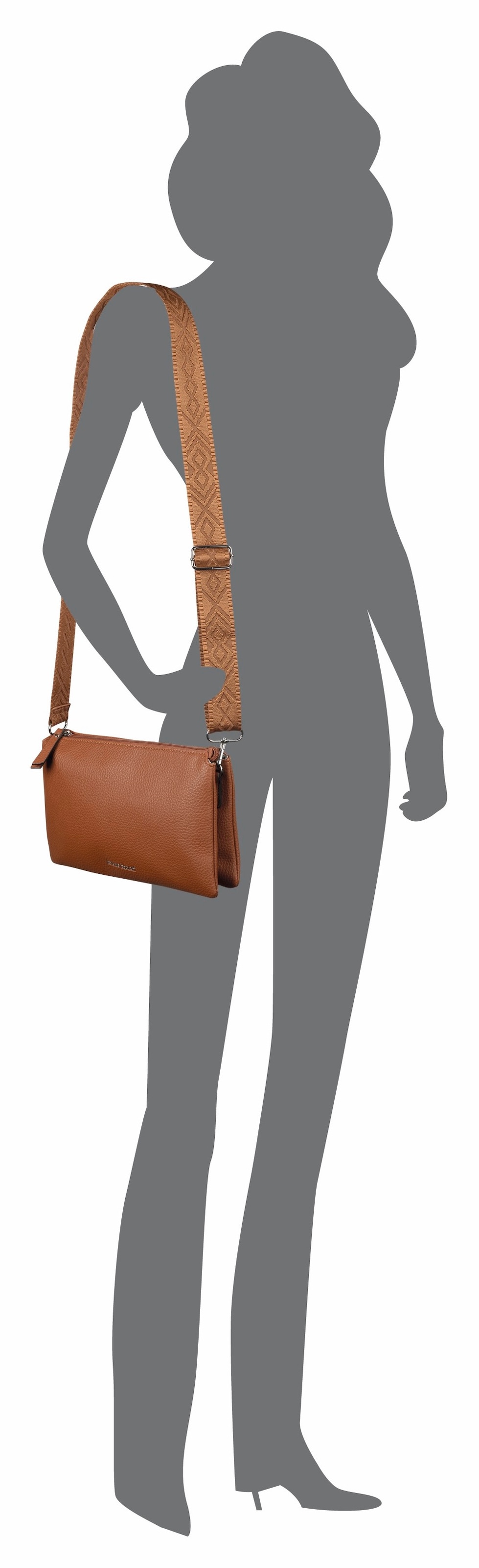 Bruno Banani Clutch »Amalfi«, Handtasche Damen Tasche Schultertasche