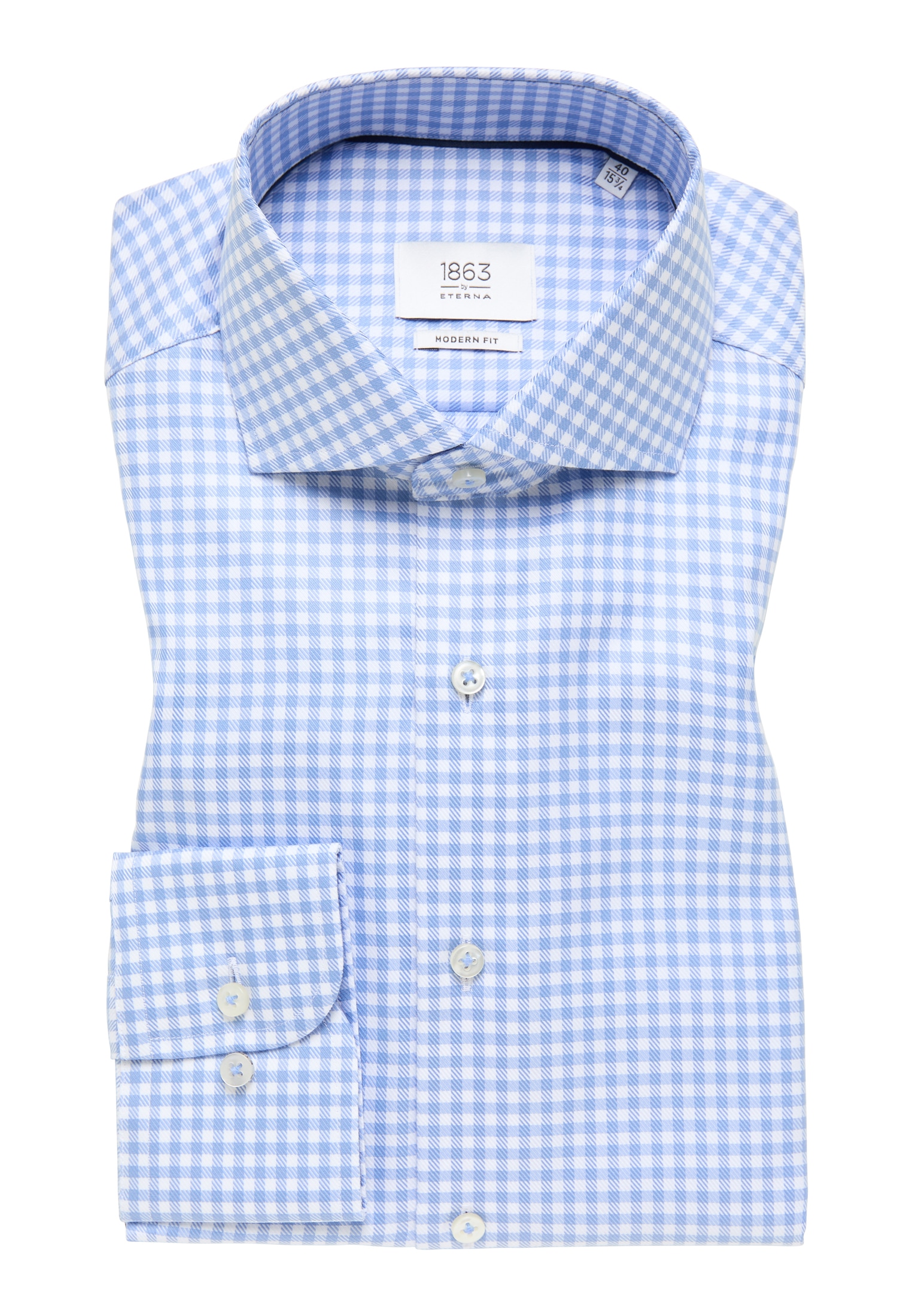 Eterna Langarmhemd »MODERN FIT«, NON IRON (bügelfrei)
