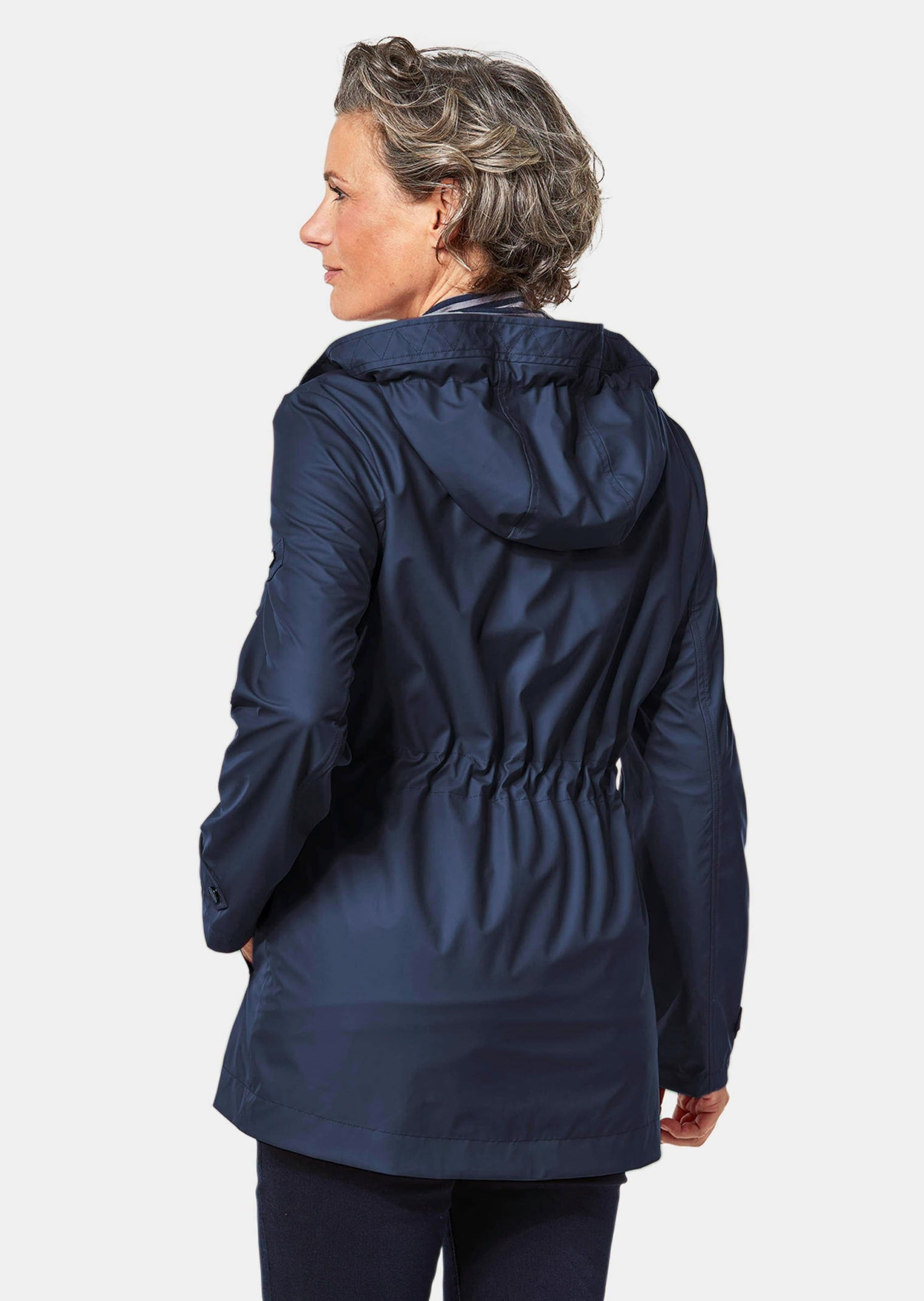 GOLDNER Funktionsjacke »Funktionaler Regenmantel mit Jerseyfutter«