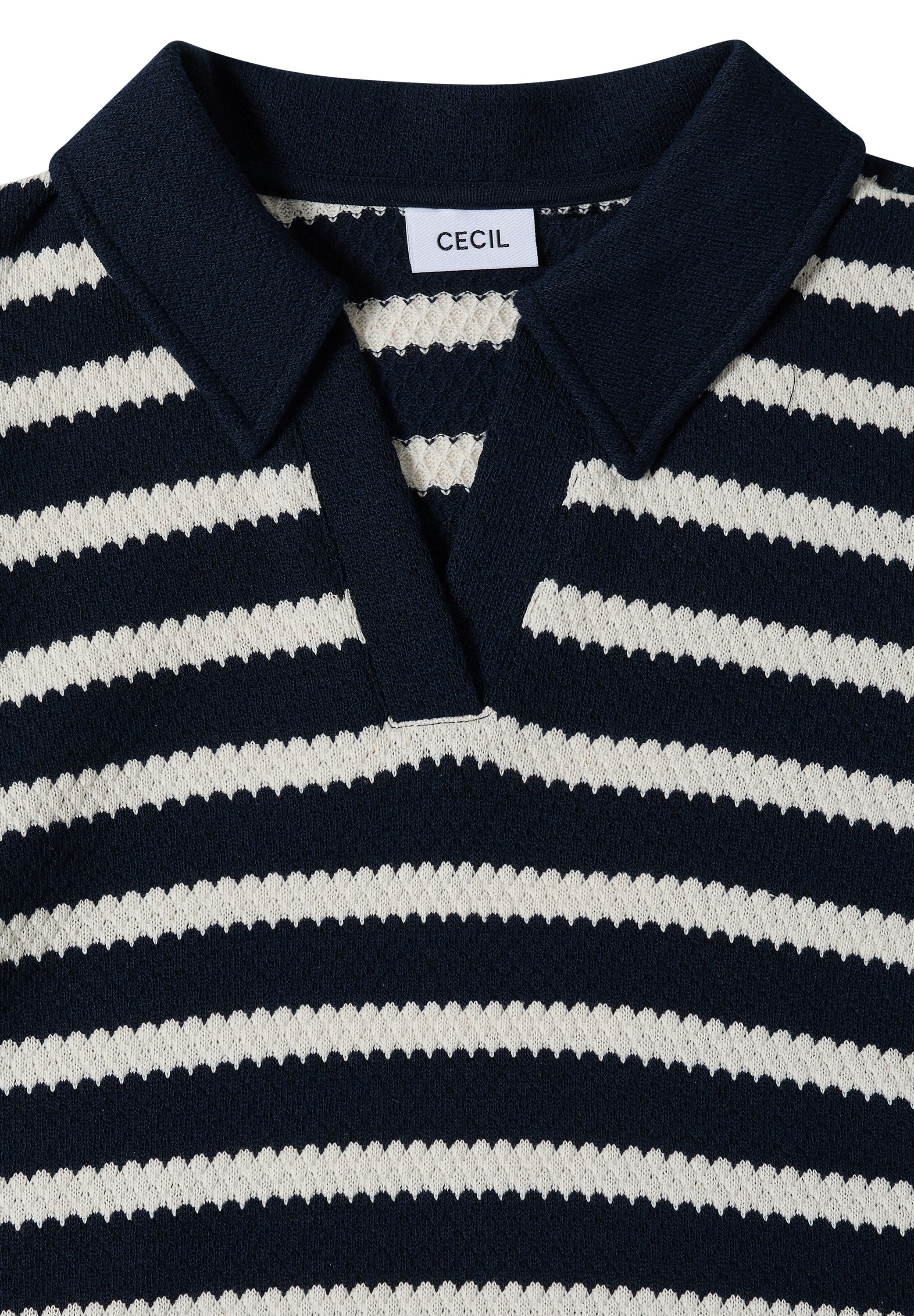 Cecil Strickkleid aus Ajourstrick, knielang