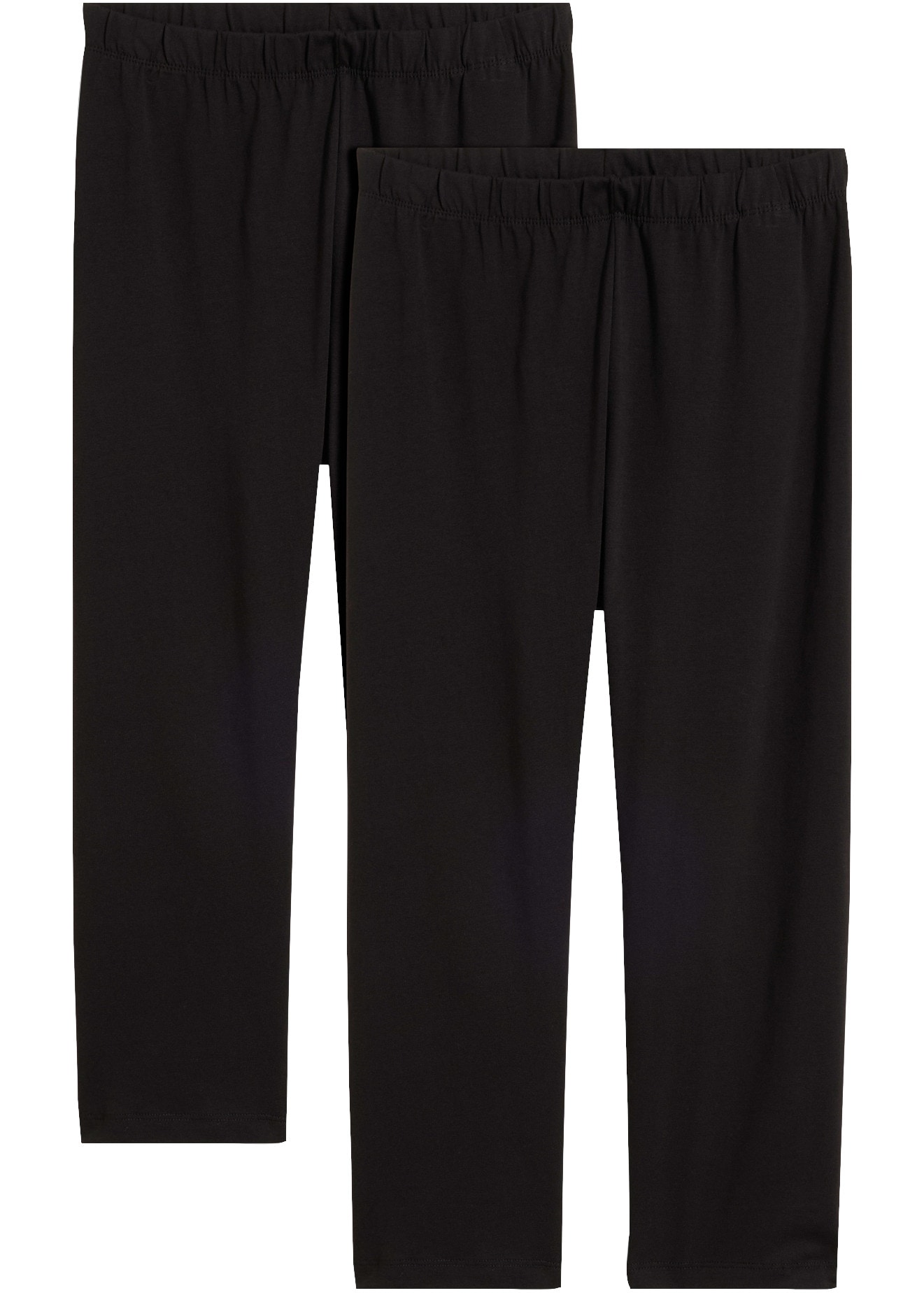 bonprix Caprileggings  Skinny Fit, mit Elasthan-Anteil, im 2er-Pack, in mehreren Größen