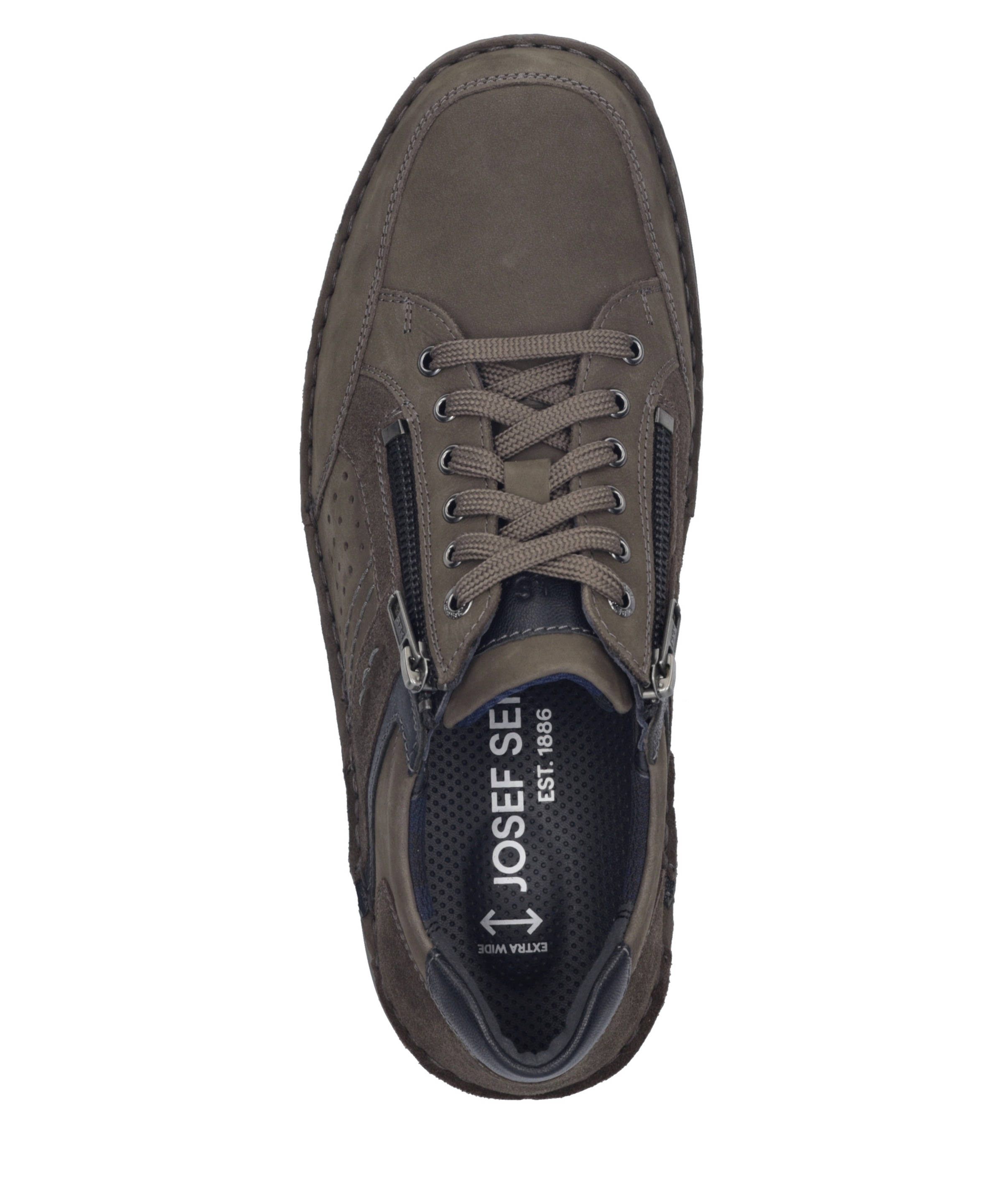 Josef Seibel Schnürschuh »New Anvers 87, granit-kombi«