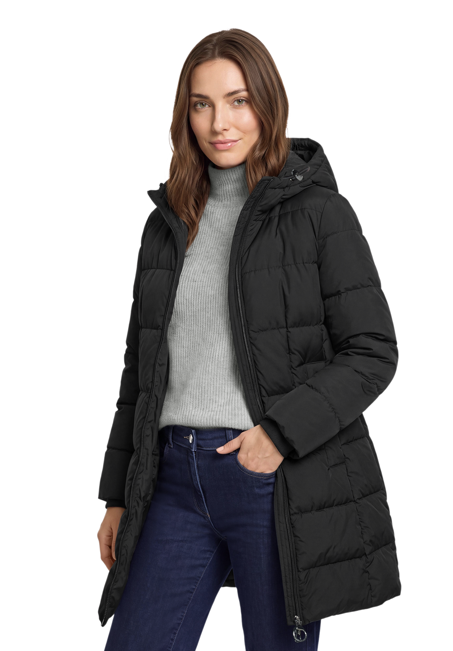 Betty Barclay Steppjacke mit Kapuze mit Kapuze