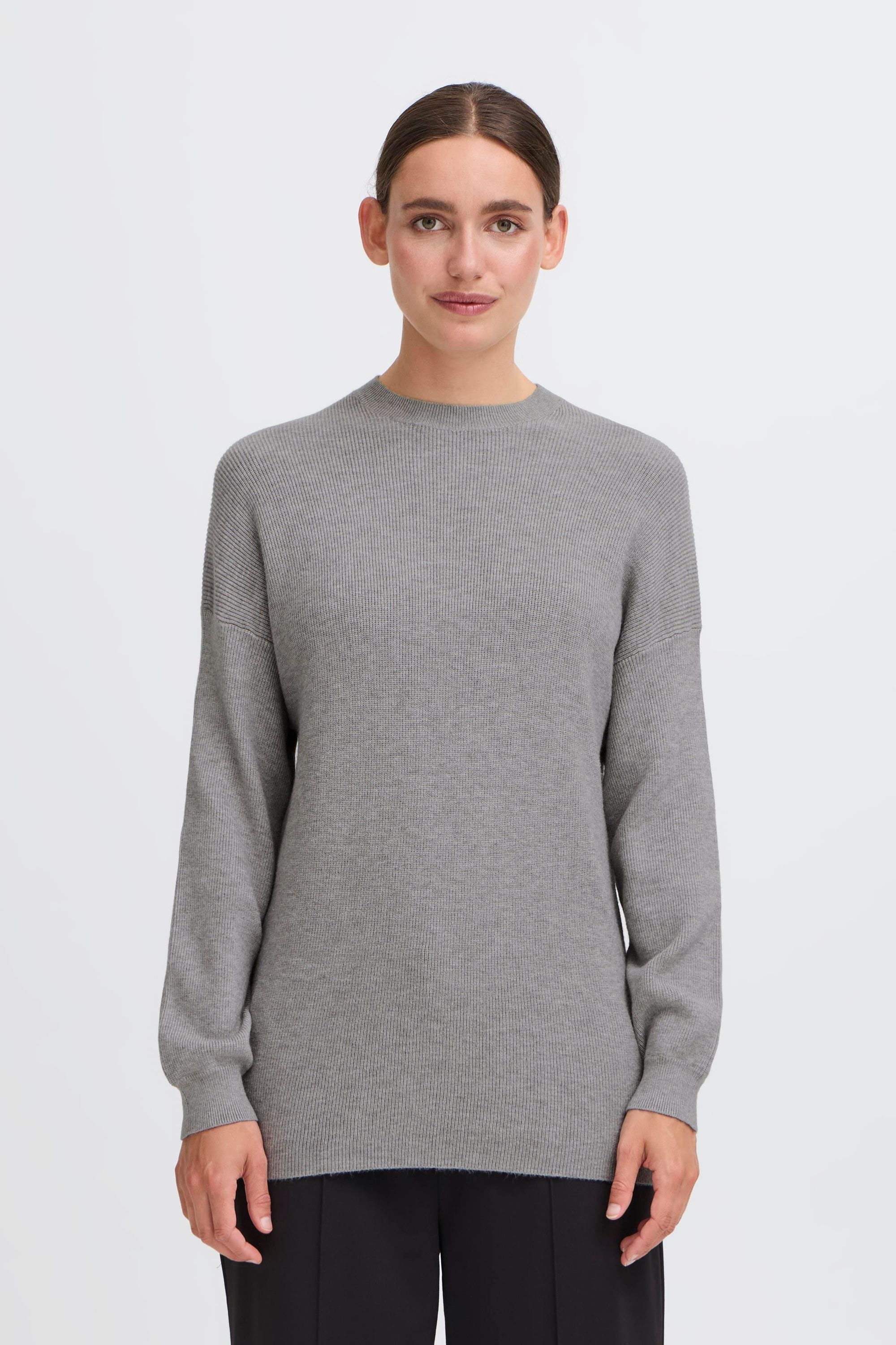 OXMO Strickfleece-Pullover »Strickpullover OXIFANSY«