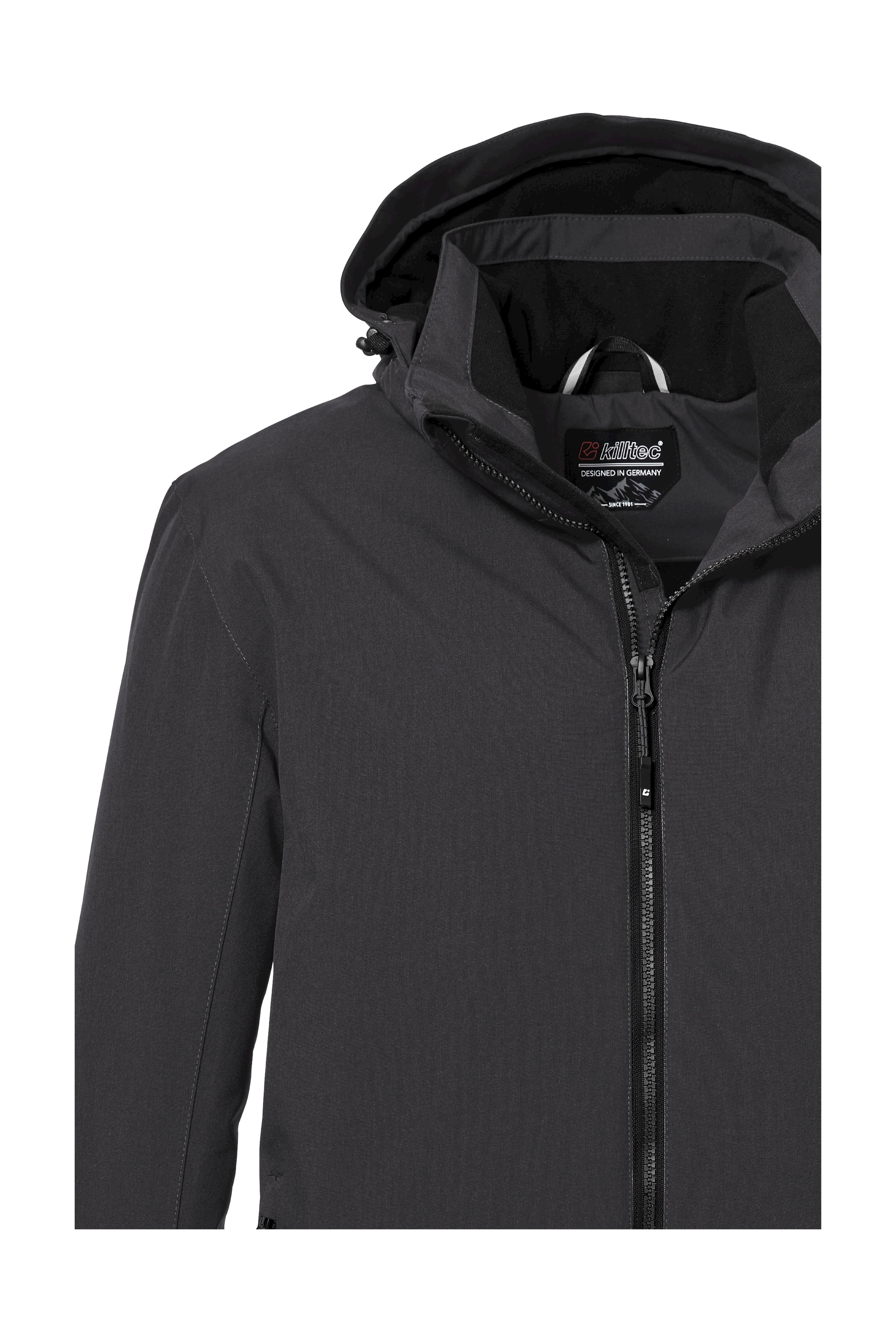 Killtec Outdoorjacke »KOW 22 MN JCKT«, Wasserdichte, atmungsaktive Jacke mit abnehmbarer Kapuze und Taschen