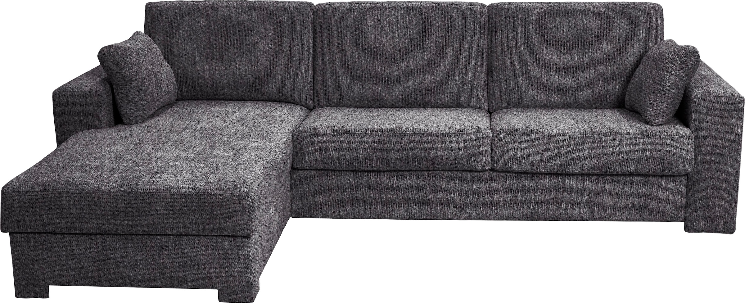 Home affaire Ecksofa »Roma "M" Matratzenhöhe 14 cm, Dauerschlaffunktion, mit Unterfederung,«, Liegemaße ca 143x198 cm, L-Form