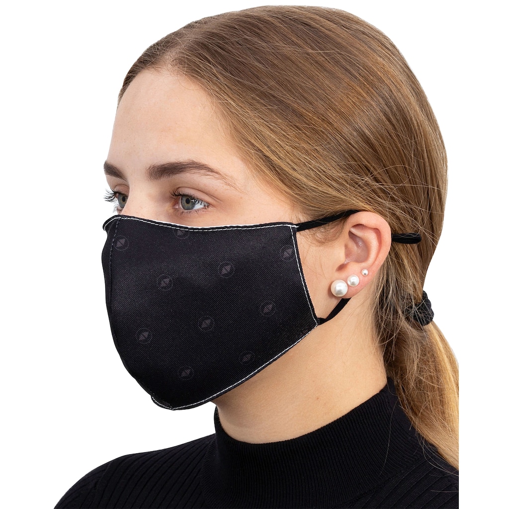 Terrax Workwear Community-Maske »TERRAX«, (Packung, 10 St.), schwarz, waschbar