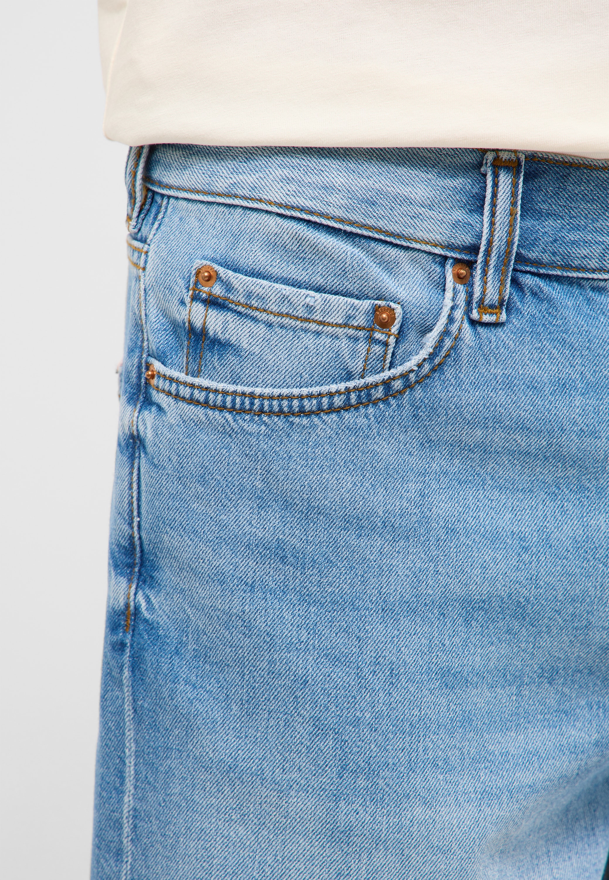 MUSTANG Straight-Jeans »Herren Style Jeff Shorts«