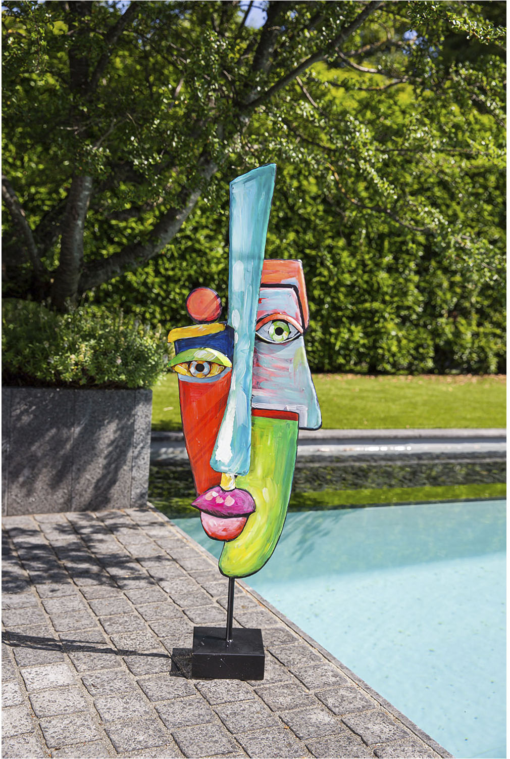 Casablanca By Gilde Fantasy-Figur »Skulptur "Malang"« in bunt, Größe B/H/T: 28,5 cm x 99,5 cm x 13 cm