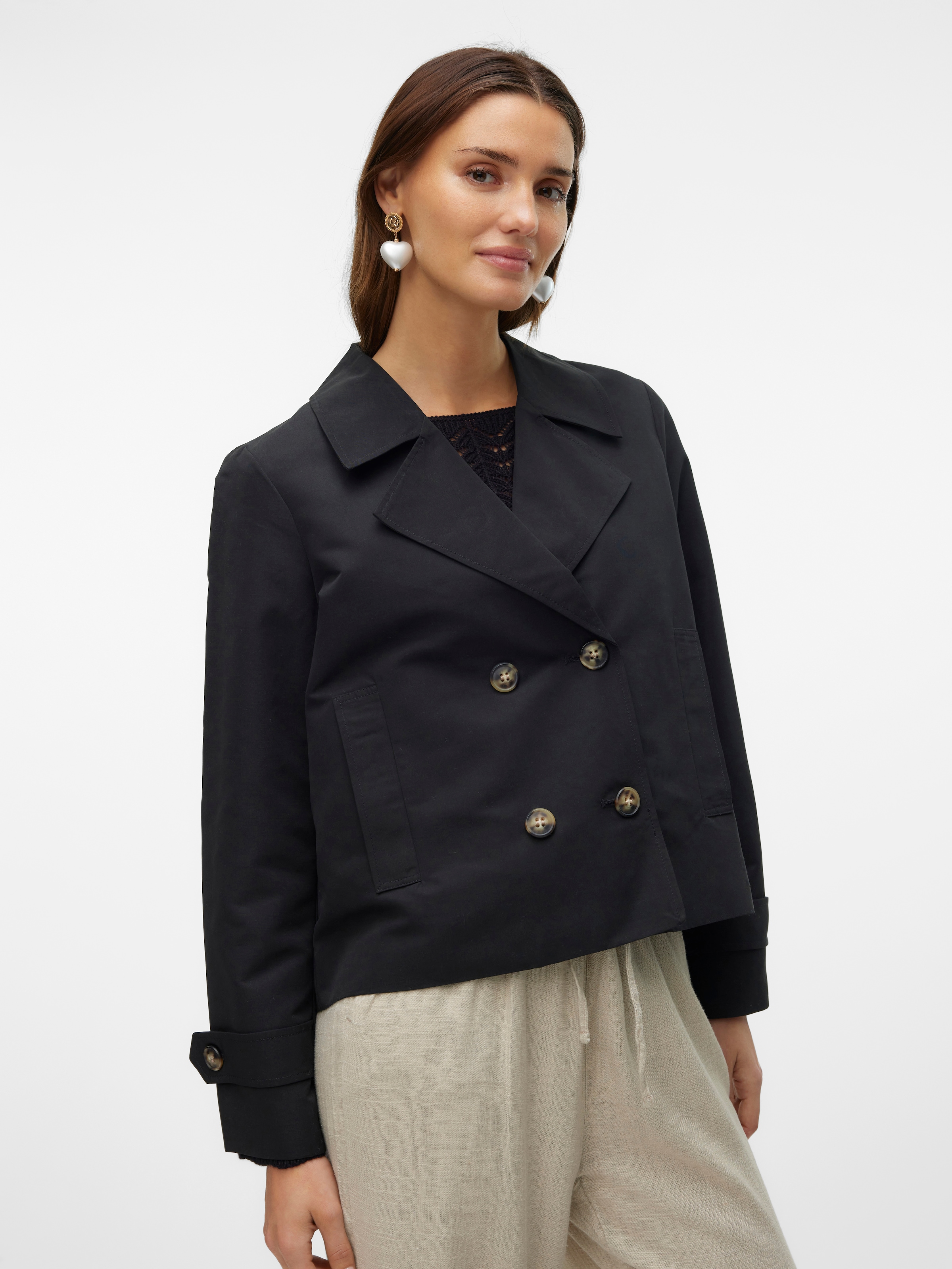 Vero Moda Kurzjacke »VMCHLOEMIA SHORT TRENCHCOAT GA NOOS«