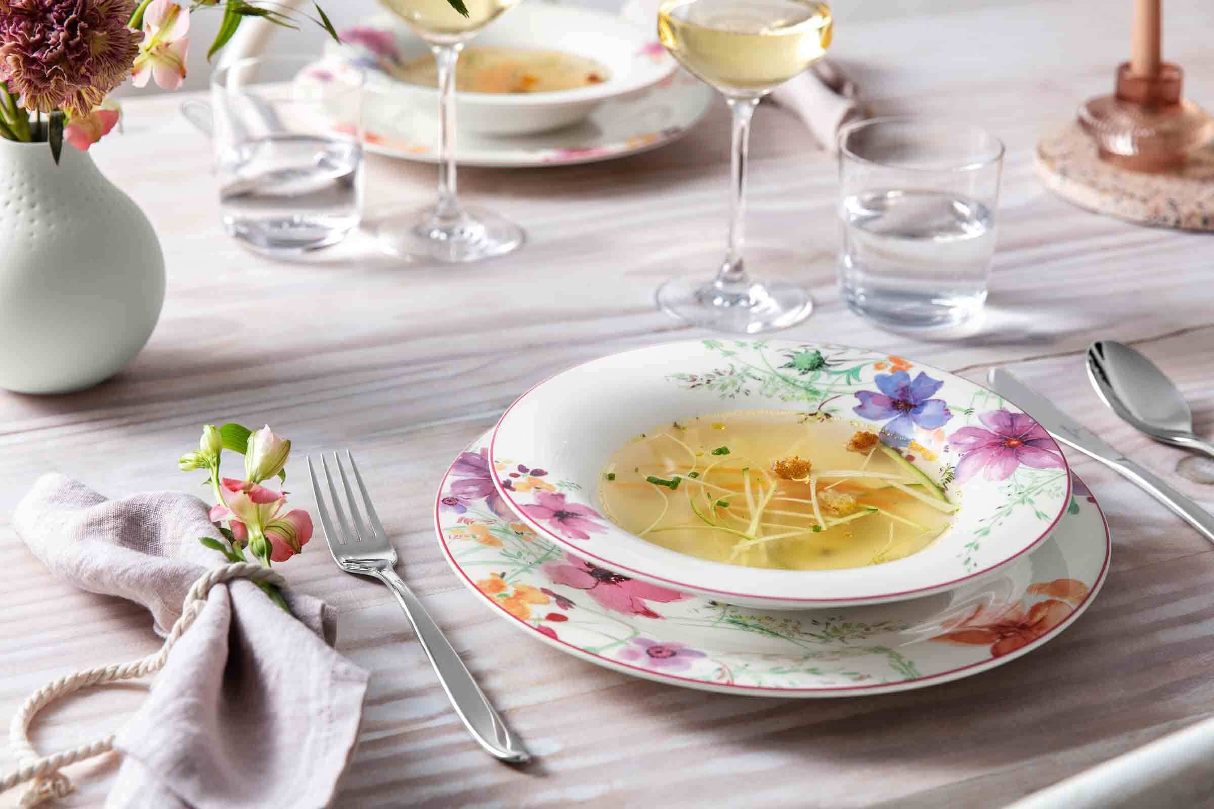 Villeroy & Boch Suppenteller »Suppenteller Mariefleur Basic ø 23 cm bunt«