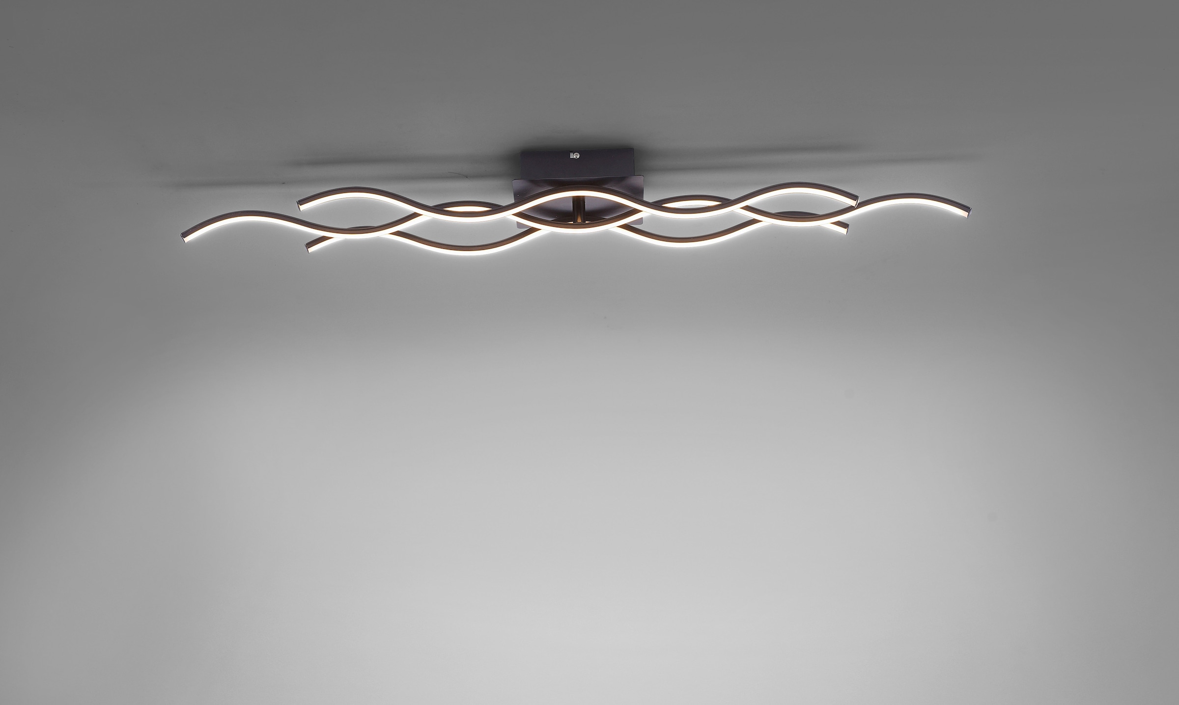 JUST LIGHT LED Deckenleuchte »WAVE« LED-Board 1 Stk. Warmweiß LED Deckenlampe